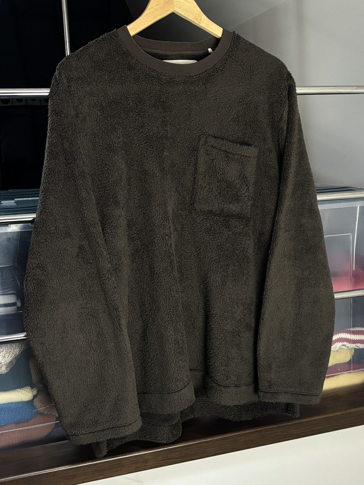 Our Legacy Our Legacy Mudd Polar Fleece Vintage Cozy Sweatshirt Size US L / EU 52-54 / 3 - 2 Thumbnail