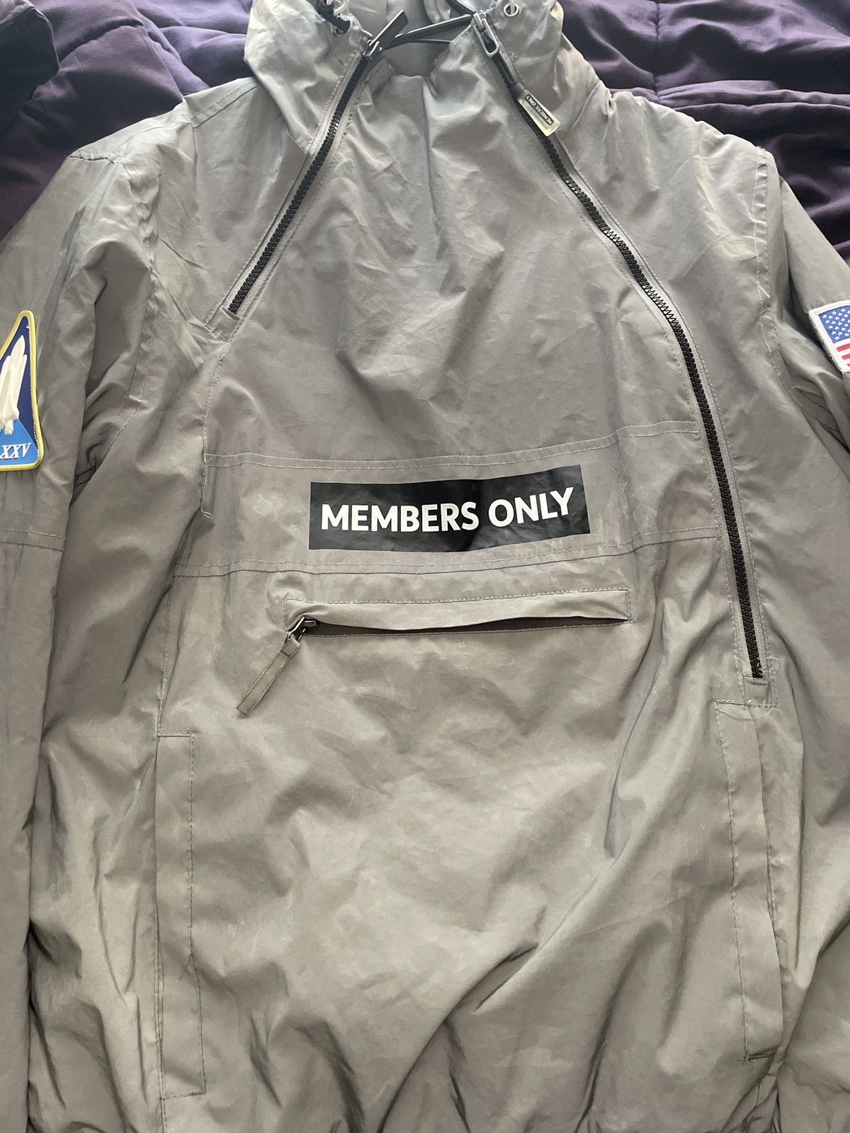 Members Only Members Only Reflective Space Jacket Size US M / EU 48-50 / 2 - 3 Thumbnail