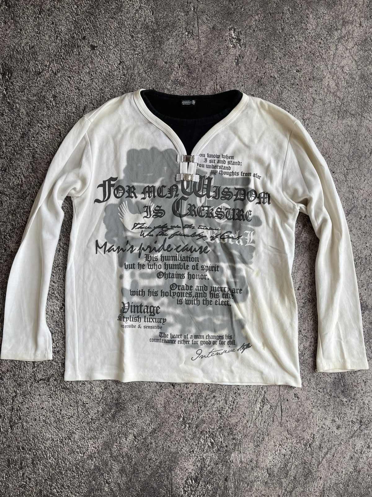 Japanese Brand Y2K Heukgisa tribal ifsixwasnine punk long sleeve Size US L / EU 52-54 / 3 - 2 Thumbnail