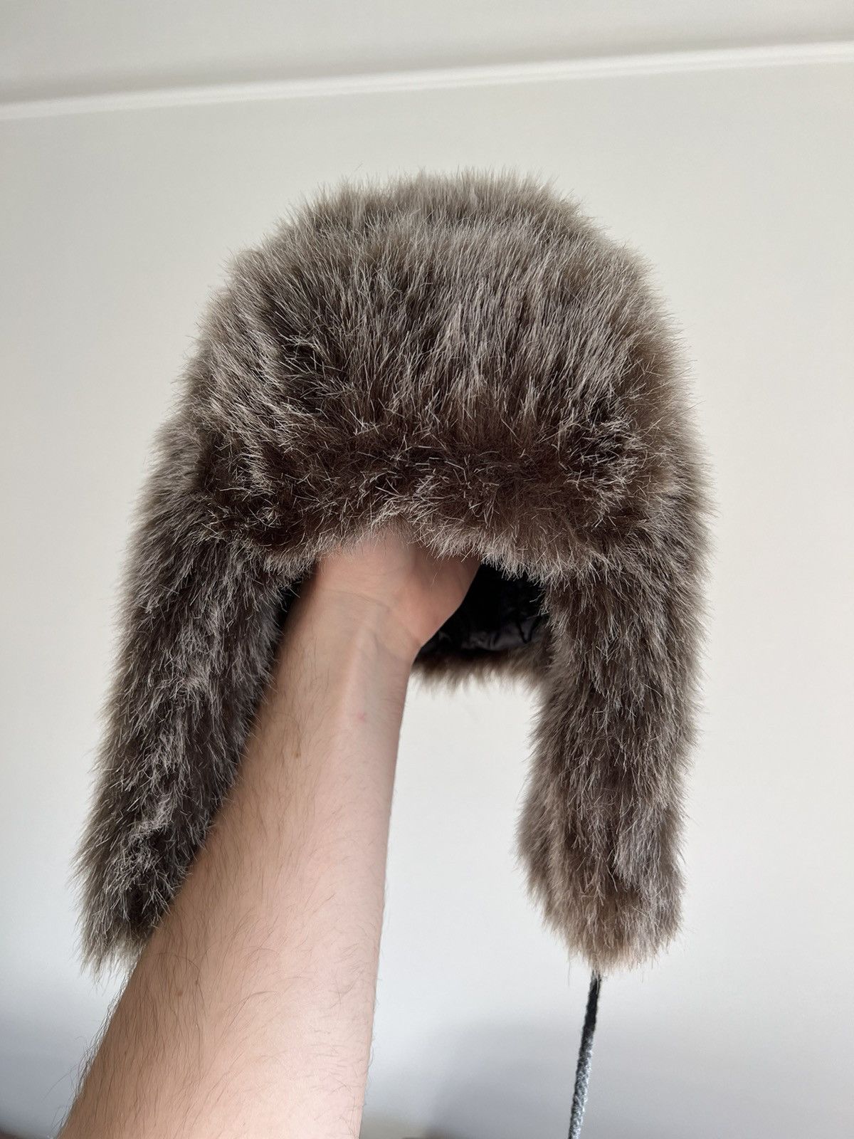 If Six Was Nine × Japanese Brand Crazy Fur Faux Trapper Mohair Hat Y2K Ushanka Size ONE SIZE - 3 Thumbnail