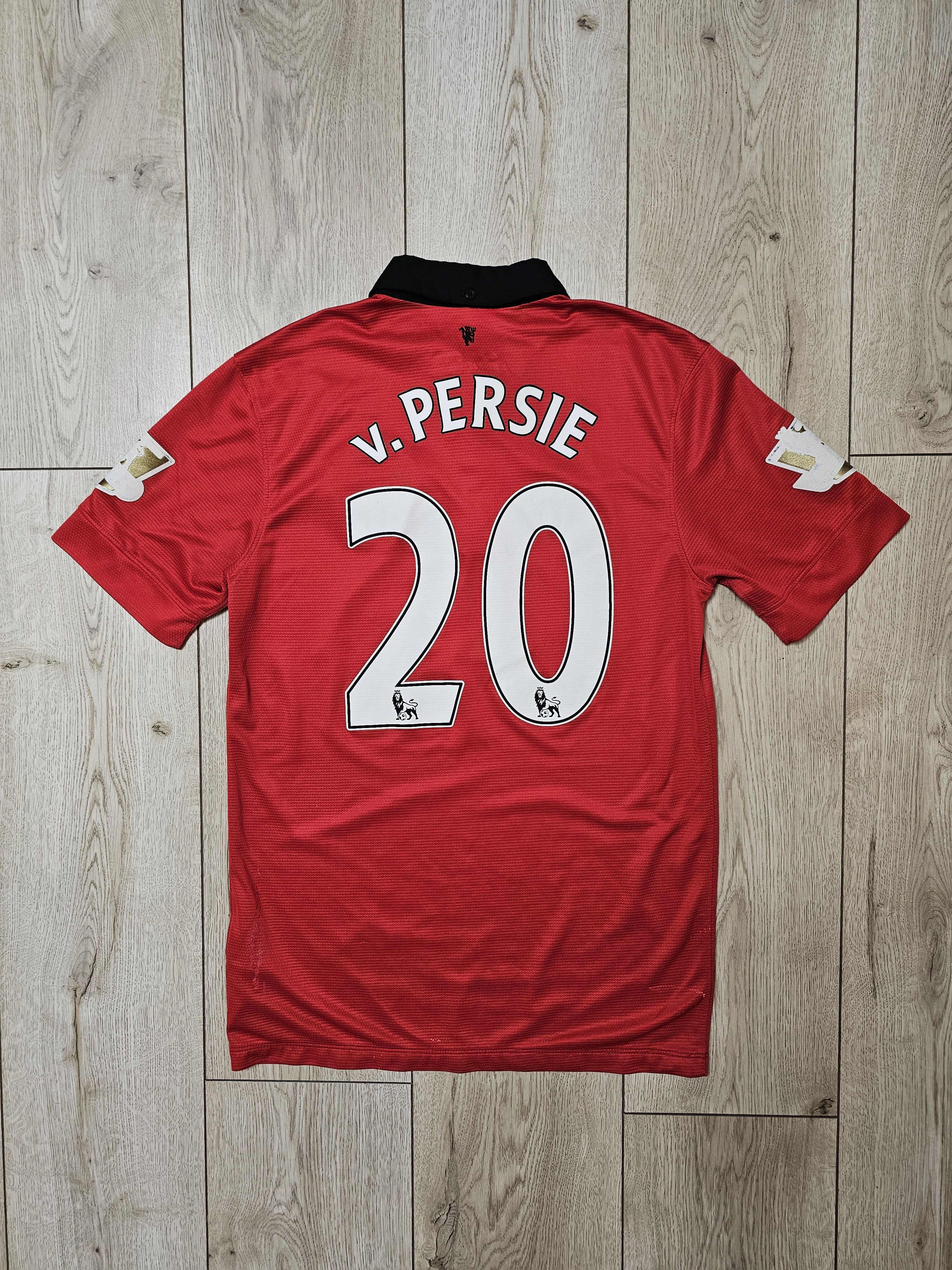 Nike MANCHESTER UNITED 2013 2014 v.PERSIE FOOTBALL SOCCER JERSEY Size US S / EU 44-46 / 1 - 1 Thumbnail