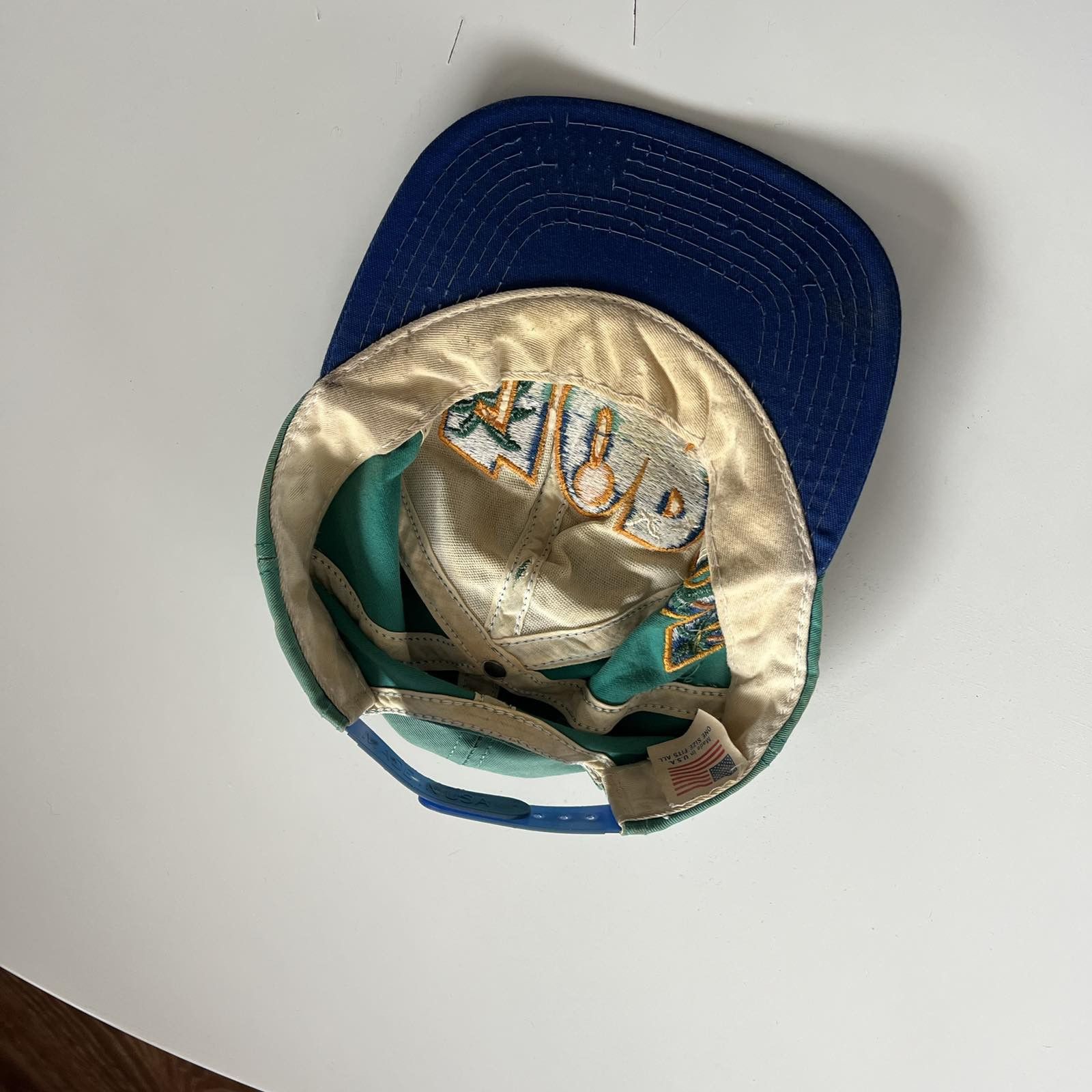 NFL × Vintage Florida Marlins vintage Cap Size 90s Size ONE SIZE - 4 Thumbnail