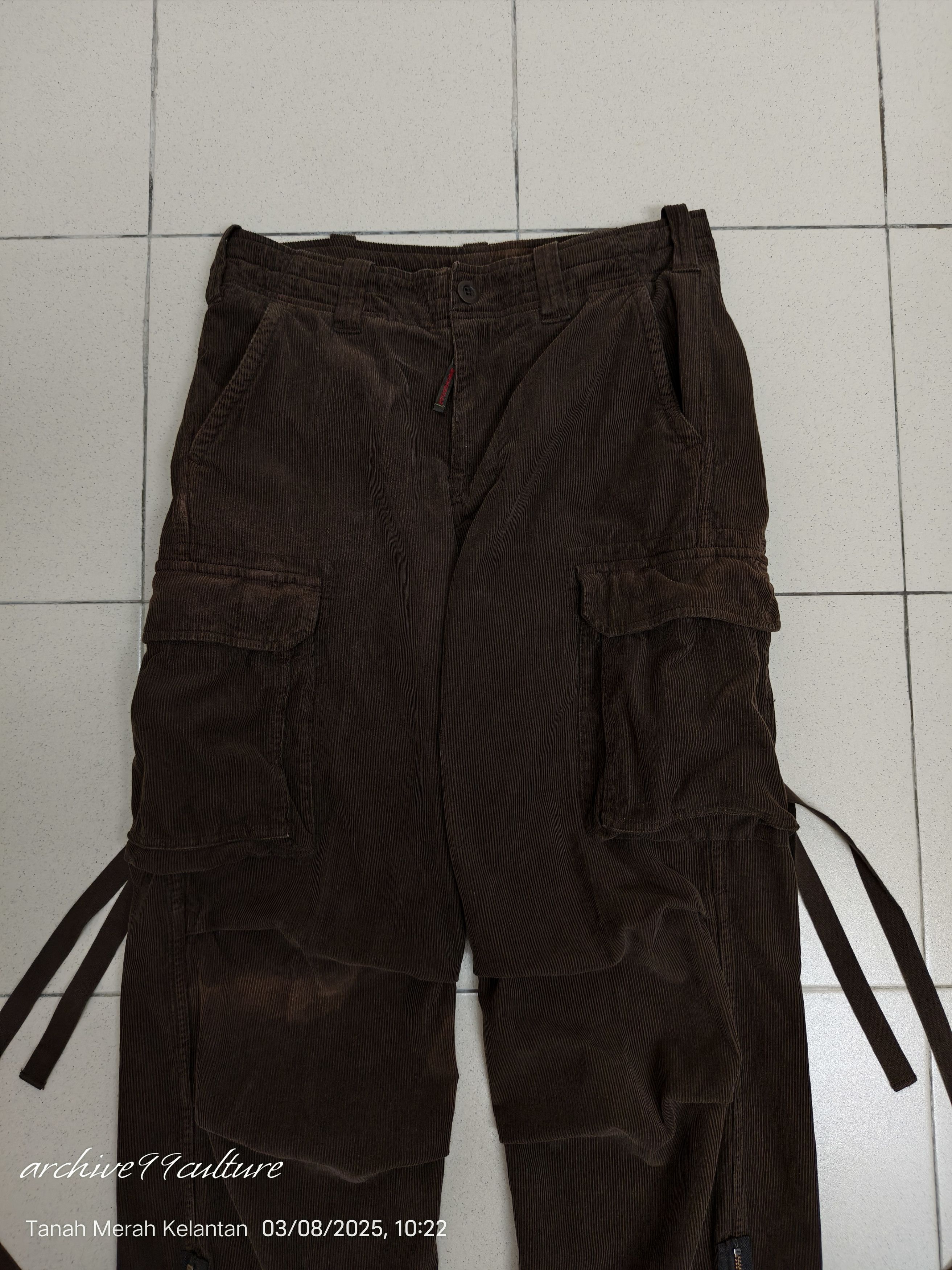 291295=Homme Arhive 2000 291295 Homme Parachute velvet pants Size US 31 - 6 Thumbnail