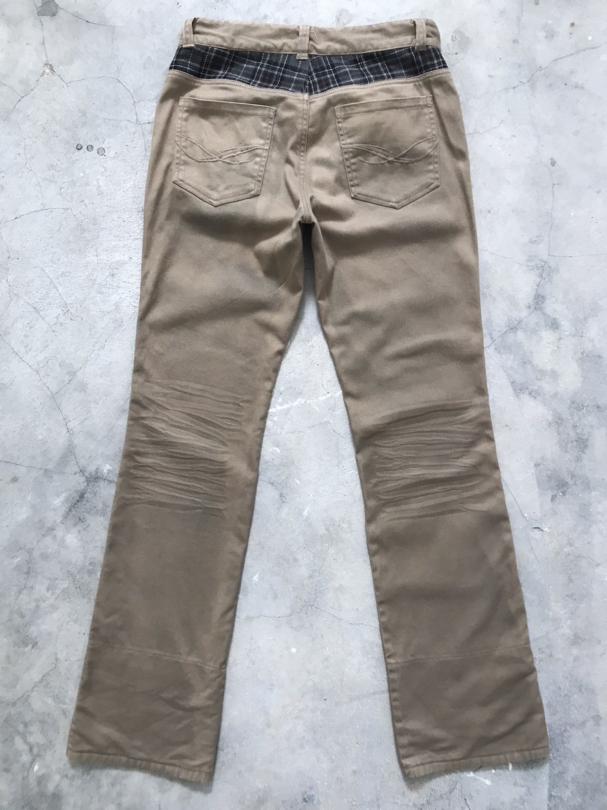 Japanese Brand CavariA Japan Dirty Distressed Flared Pants Size US 31 - 8 Thumbnail
