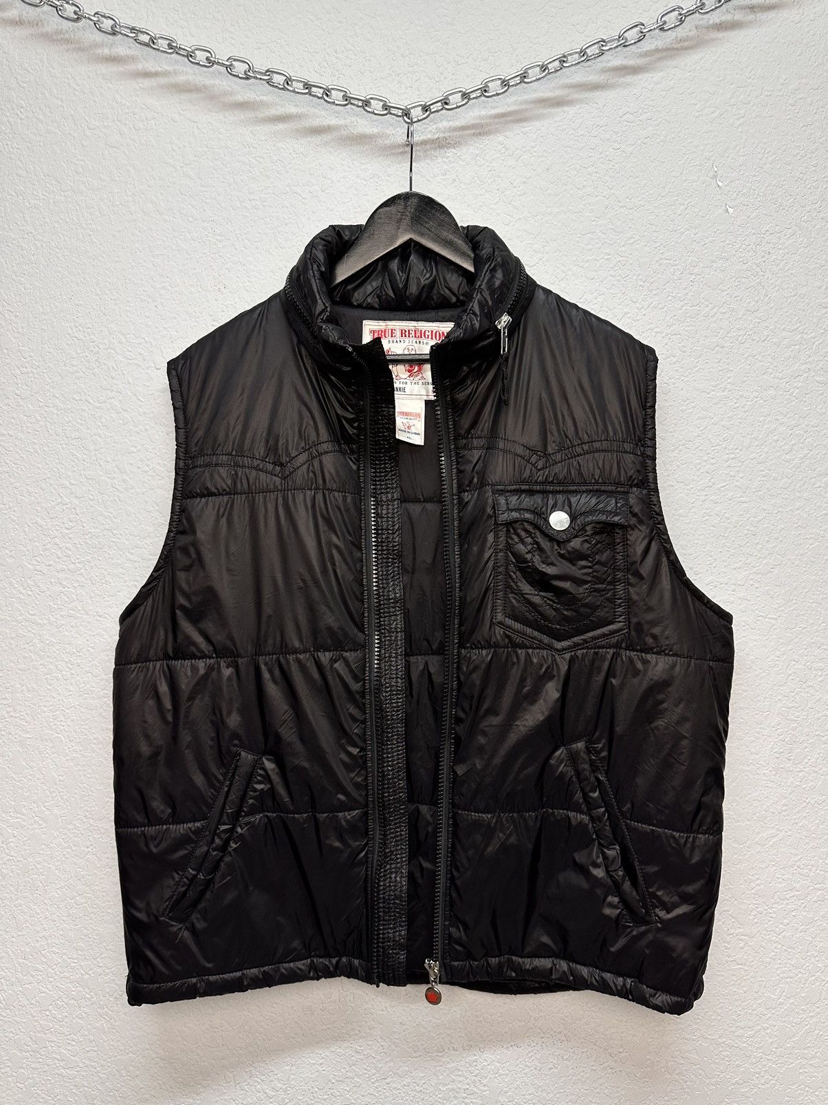 True Religion True Religion black padded vest Y2K streetwear style pants Size US XL / EU 56 / 4 - 6 Thumbnail