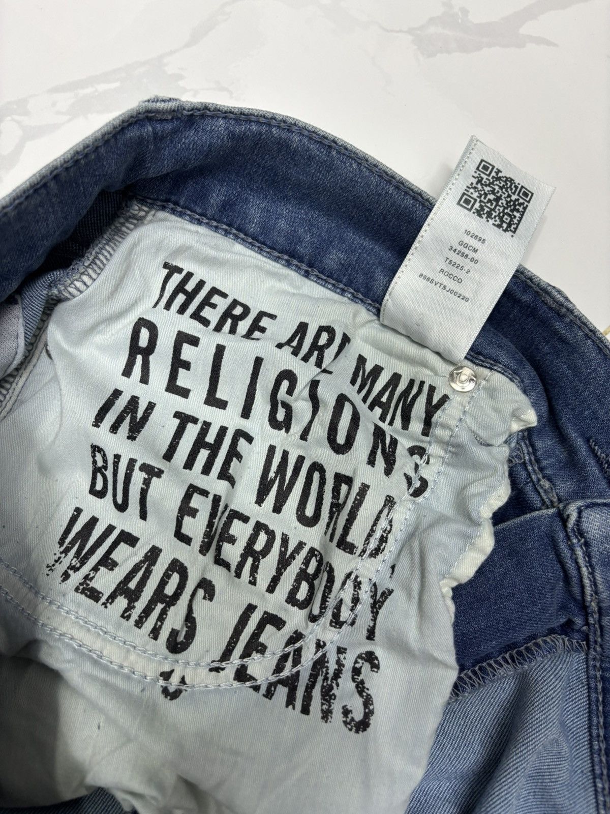 True Religion × Vintage TRUE RELIGION Relaxed Skinny Denim Pants Size US 32 / EU 48 - 13 Thumbnail