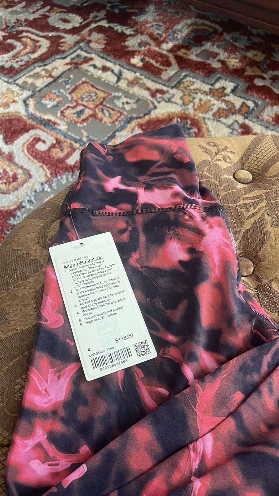 Lululemon Lululemon Align High-Rise Pant 25" Intensity Pink side 4 Size 27" / US 4 / IT 40 - 5 Thumbnail