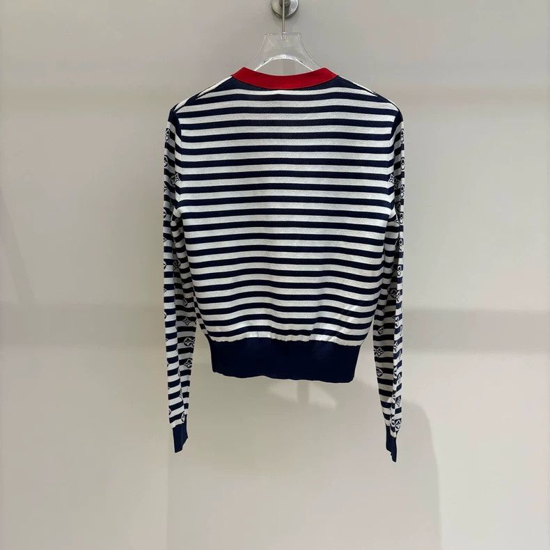 Louis Vuitton Louis Vuitton Knitted cardigan with full print of presbyop Size M / US 6-8 / IT 42-44 - 2 Thumbnail