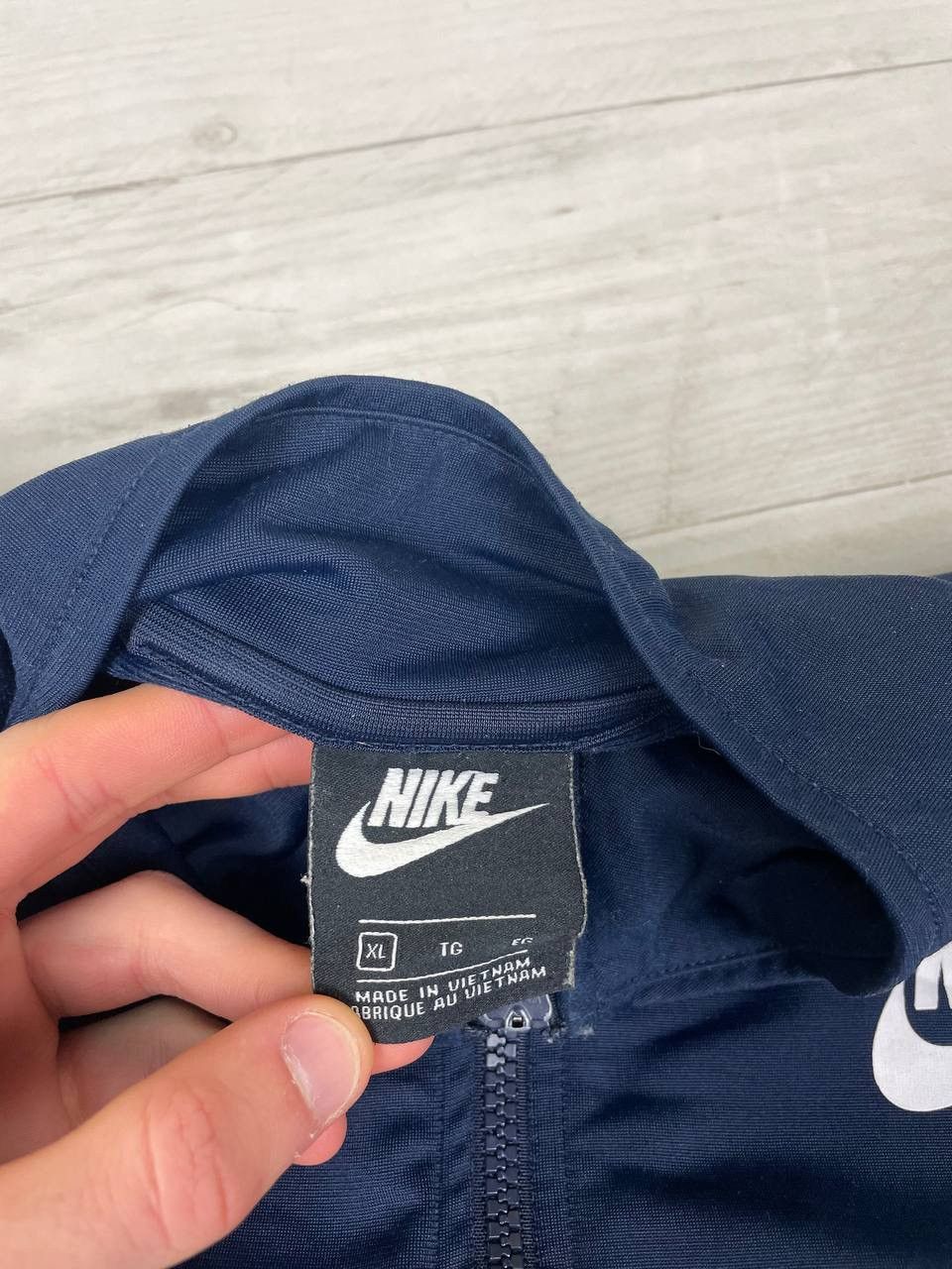 Nike Vintage Nike Track Jacket Logo Swoosh Drill Size US XL / EU 56 / 4 - 6 Thumbnail