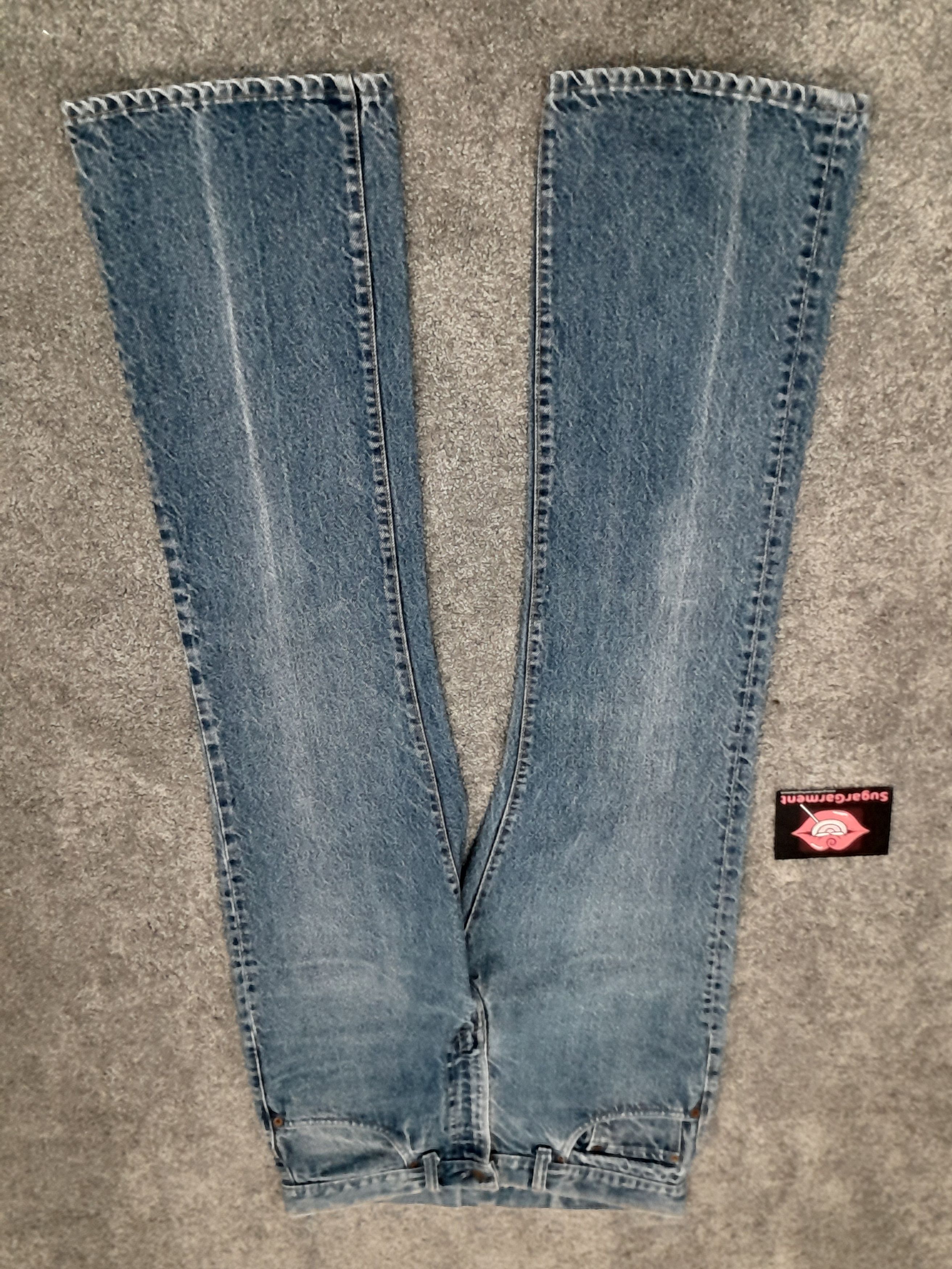 image of Distressed Denim x Levis 517 Jeans Bootcut Usa Talon Vintage in Blue, Men's (Size 31)
