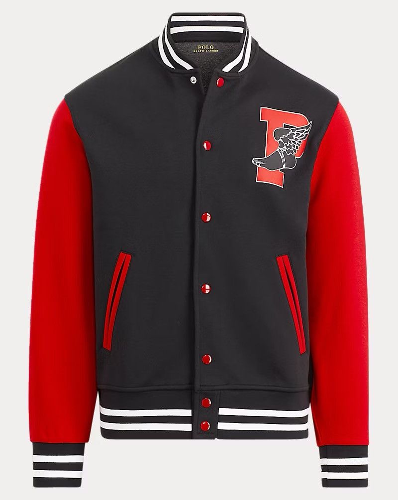 MLB × Polo Ralph Lauren POLO RALPH LAUREN RED & BLACK P-Wing VARSITY JACKET Size US M / EU 48-50 / 2 - 14 Thumbnail