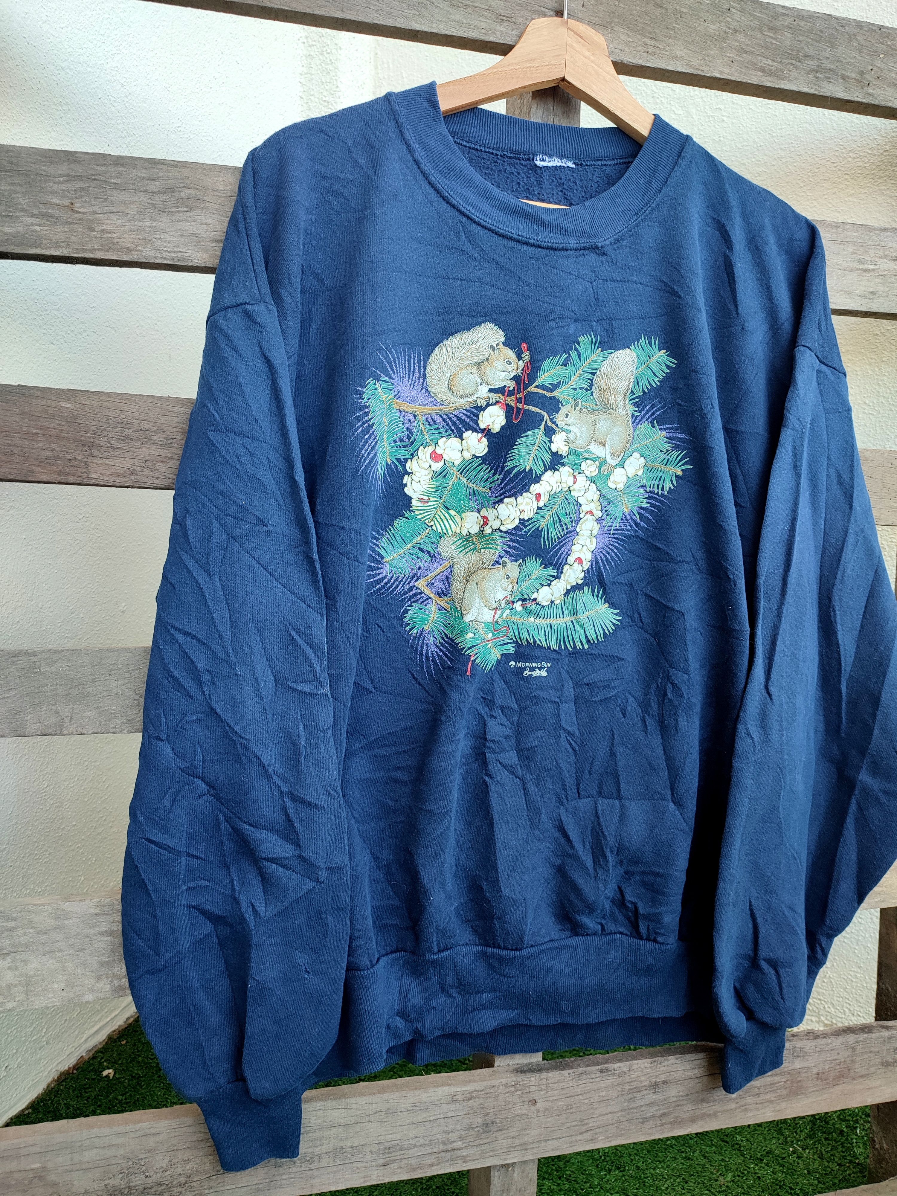 Sun Surf 💥90s💥 Morning Sun Art Sweatshirts Size US XL / EU 56 / 4 - 2 Thumbnail