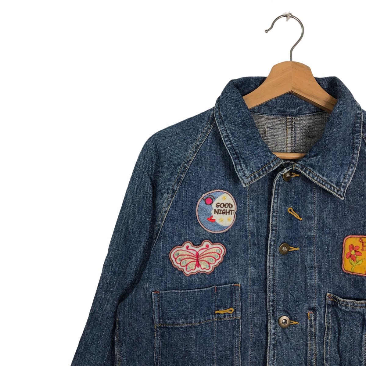 Hysteric Glamour 🔥Rare Denim Chore Work Jacket Full Patches Japan Size US M / EU 48-50 / 2 - 7 Thumbnail