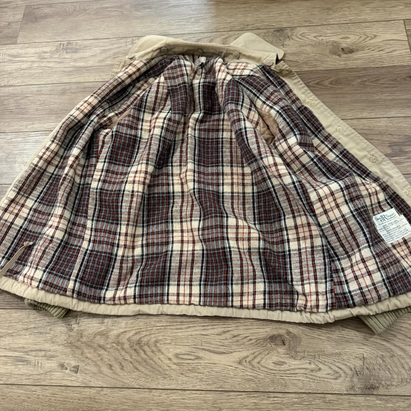 Sears Vintage 60s 70s Sears JR Bazaar Plaid Lined Jacket Preppy Size ONE SIZE - 2 Thumbnail