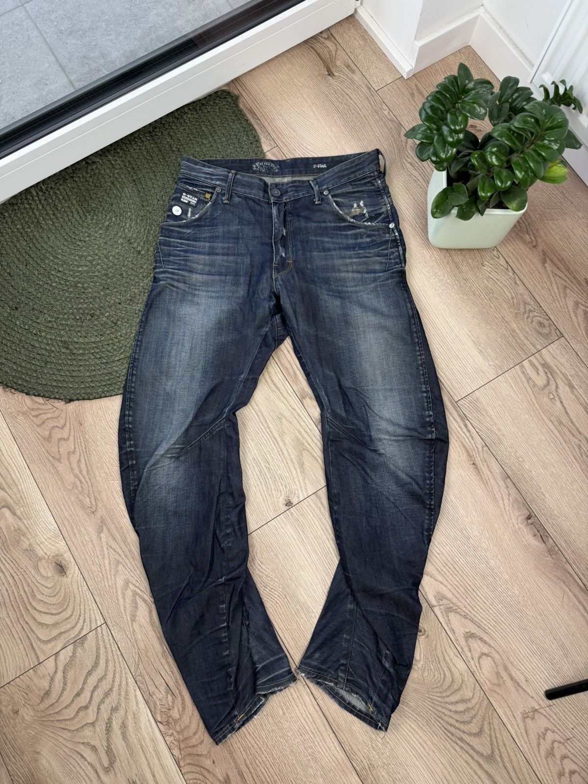 G-Star × Vintage 31/32 Vintage Distressed G-Star Arc Raw 96 Jeans Denim Pants Size US 31 - 1 Thumbnail