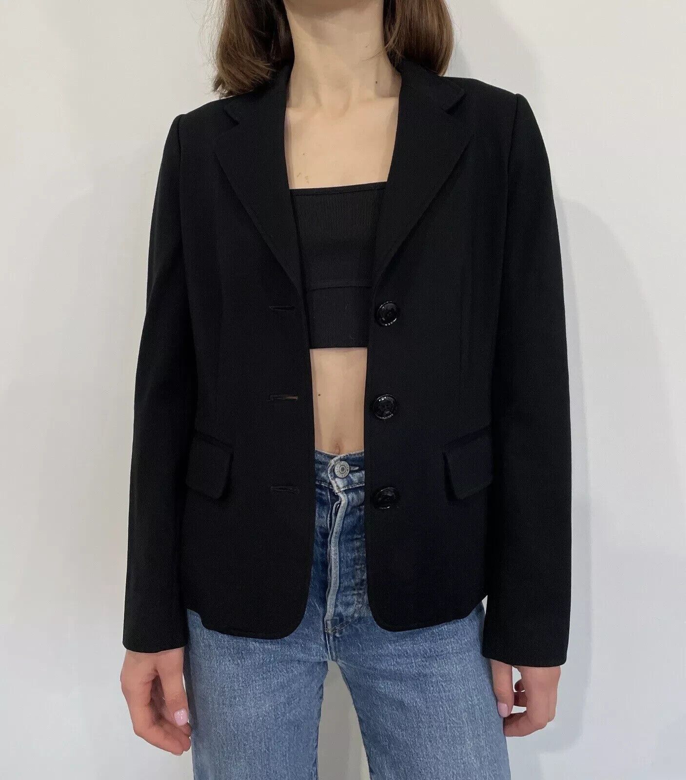 Moschino Moschino Cheap and Chick Rayon Blazer Womens Jacket Coat Size S / US 4 / IT 40 - 3 Thumbnail