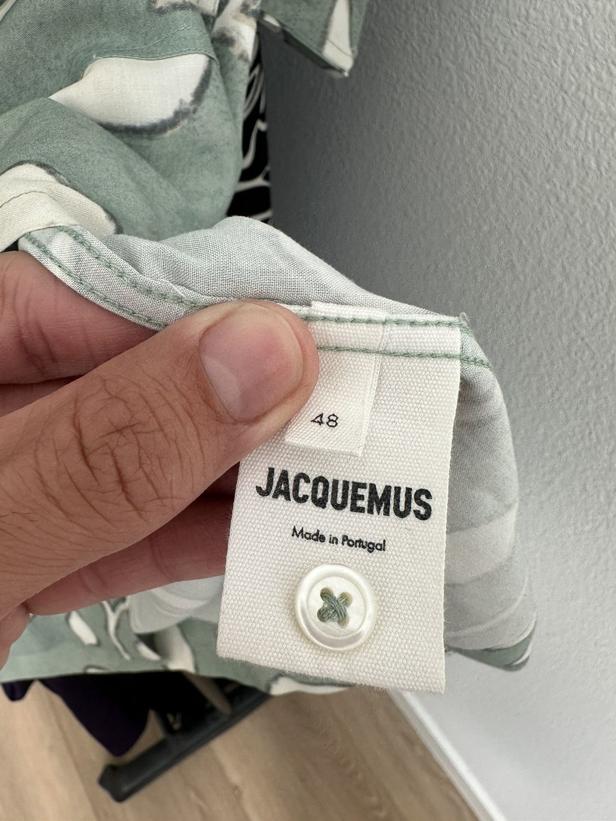 Jacquemus Jacquemus Short Sleeve Button Up Shirt Size US L / EU 52-54 / 3 - 3 Thumbnail