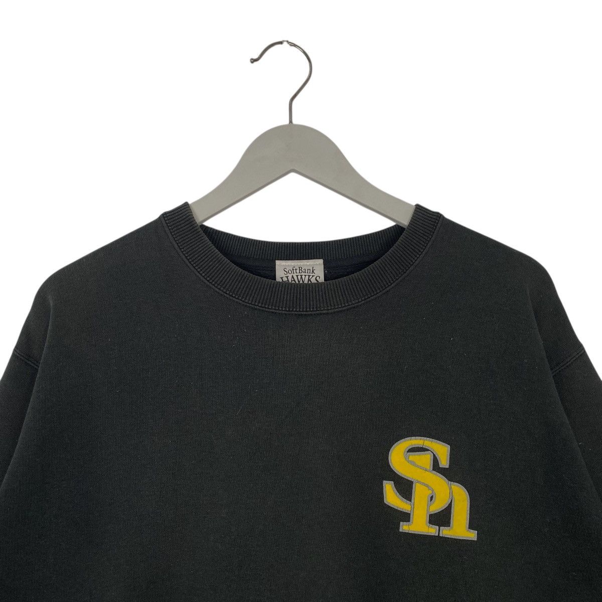 Vintage Vintage Fukuoku SoftBank Hawks Sweatshirt Crewneck Black Size US M / EU 48-50 / 2 - 4 Thumbnail