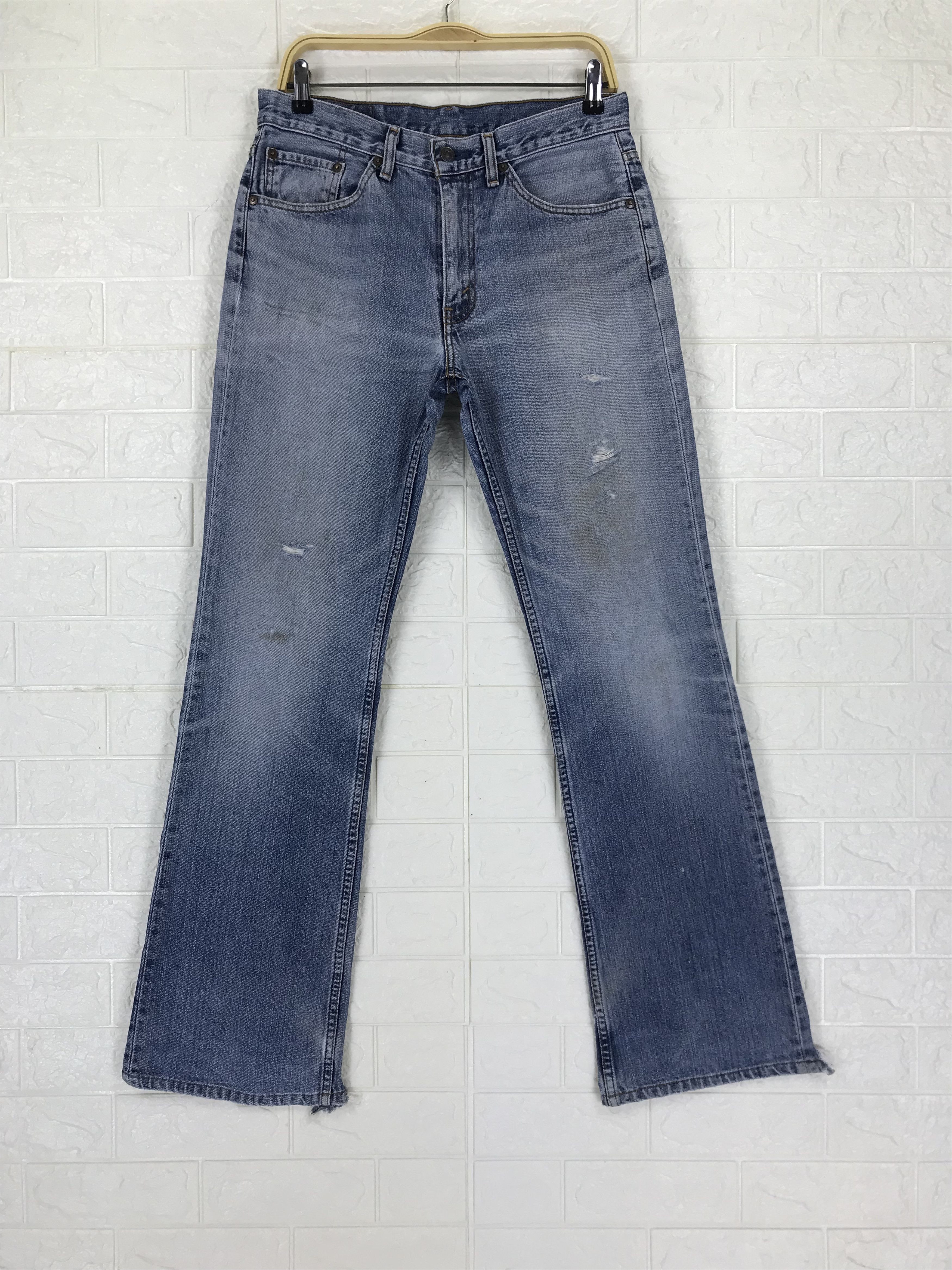 Levi's Vintage Levi's 517 Flare Jeans Distressed Denim Size US 32 / EU 48 - 1 Thumbnail