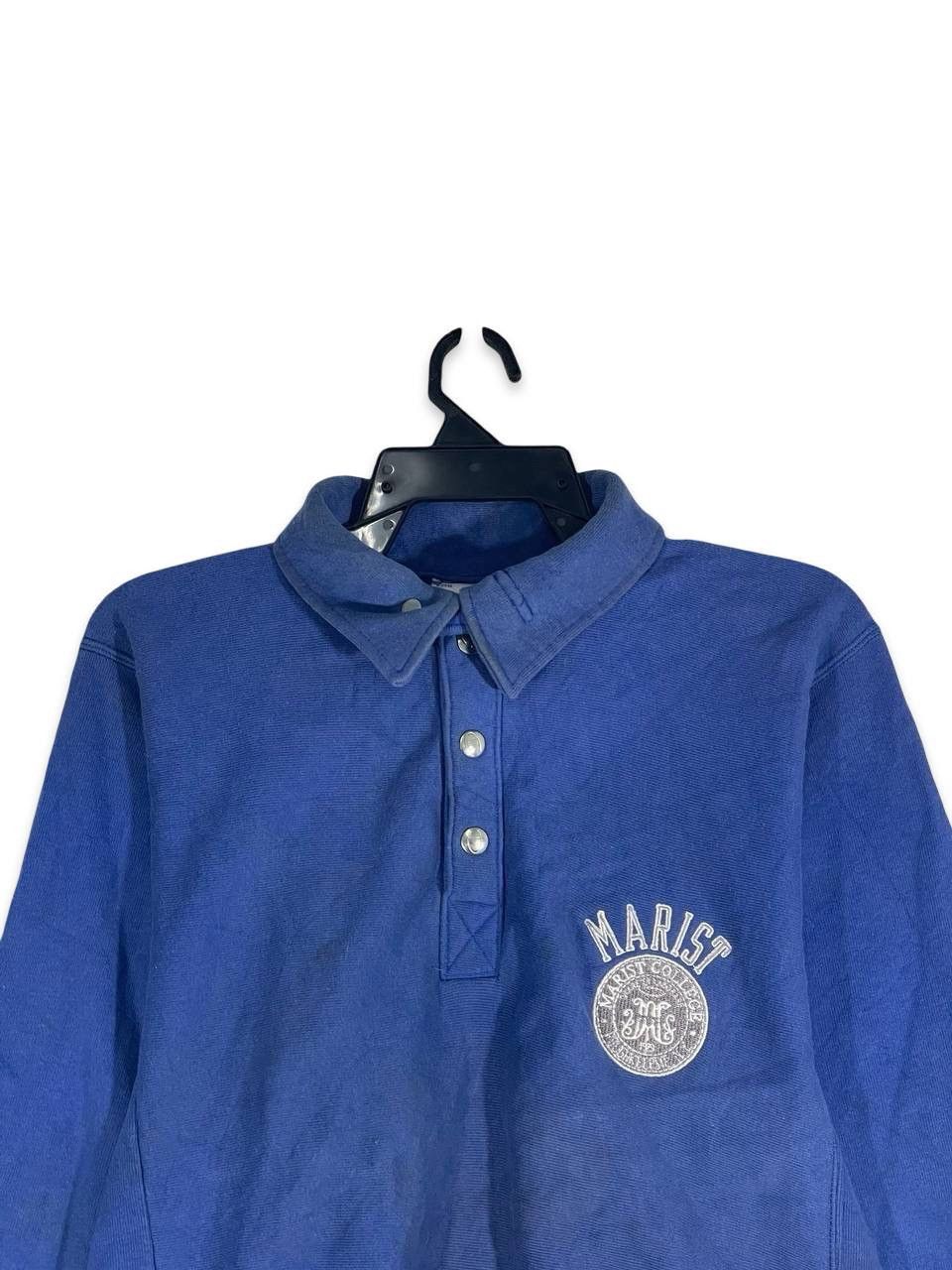 Champion Vintage 90s champion reverse weave Marist college polo M Size US M / EU 48-50 / 2 - 2 Thumbnail