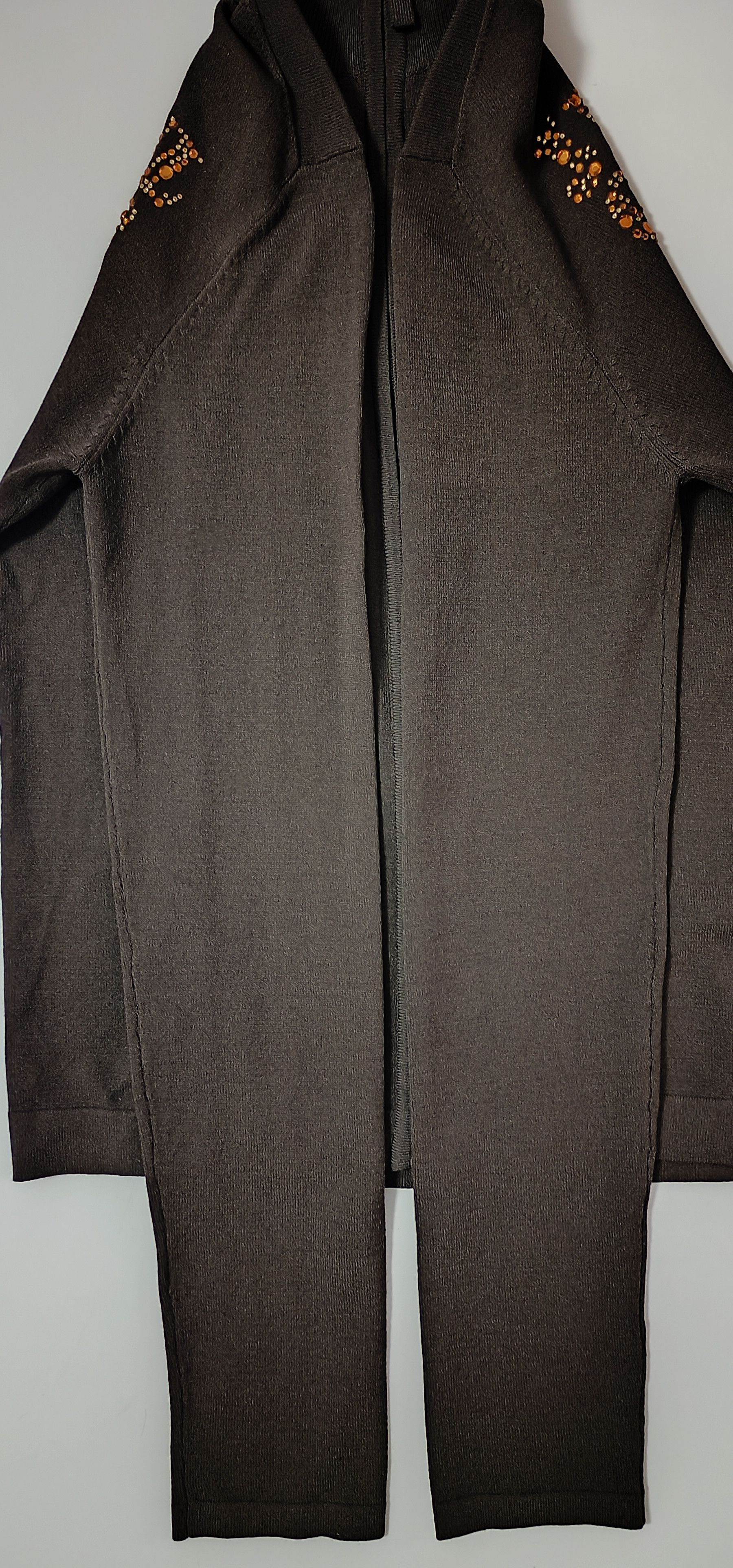 Jean Paul Gaultier Brown jacket with yellow and red rhinestones Size M / US 6-8 / IT 42-44 - 19 Thumbnail