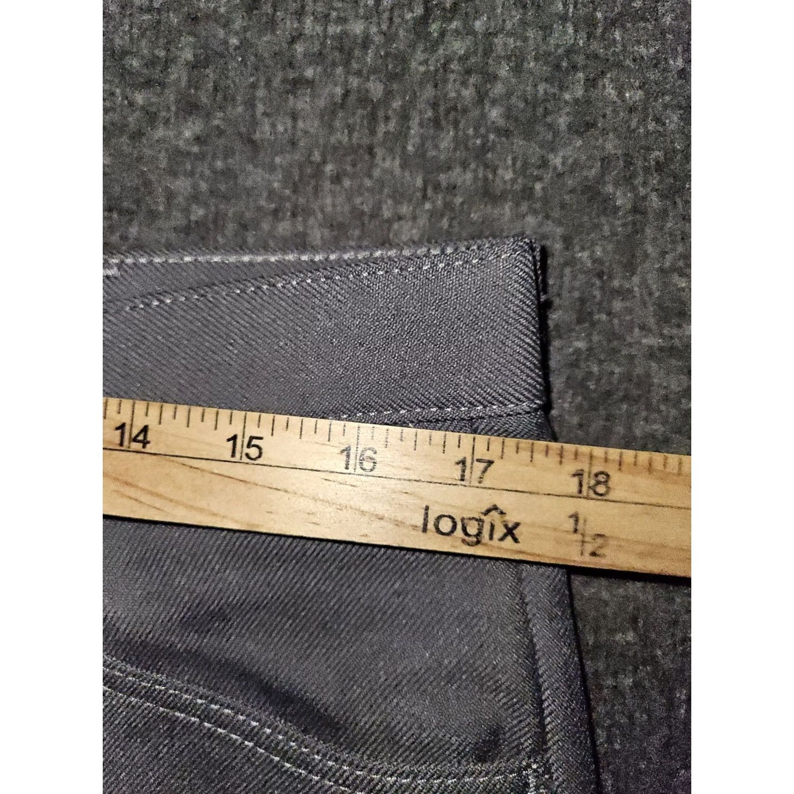 Wrangler VINTAGE Wrangler Pants 90's Western Mid Rise Straight Polyester Gray Men's 35x30 Size US 35 - 3 Thumbnail