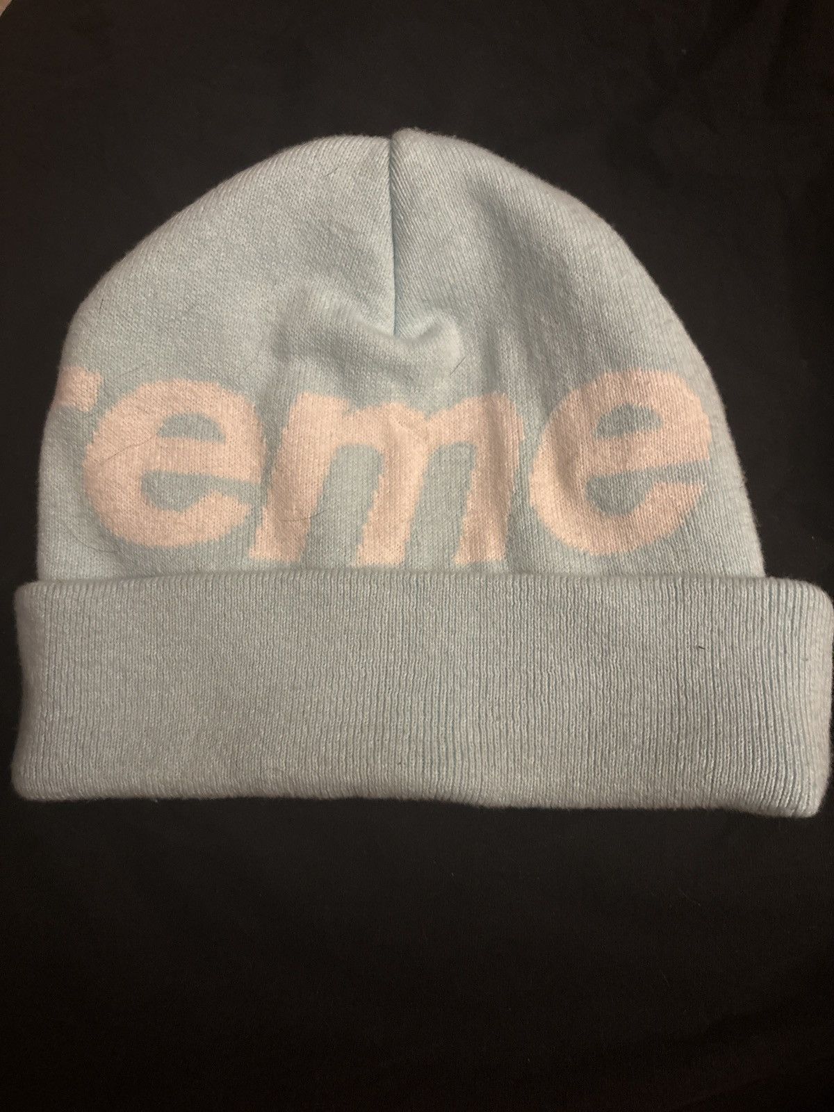 Supreme Supreme big logo beanie Size ONE SIZE - 2 Thumbnail