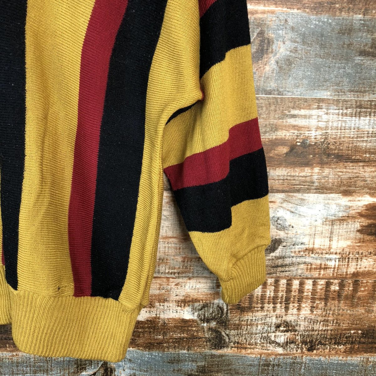 Vintage Japanese Brand Yellow Knitwear #A1634 Size M / US 6-8 / IT 42-44 - 8 Thumbnail