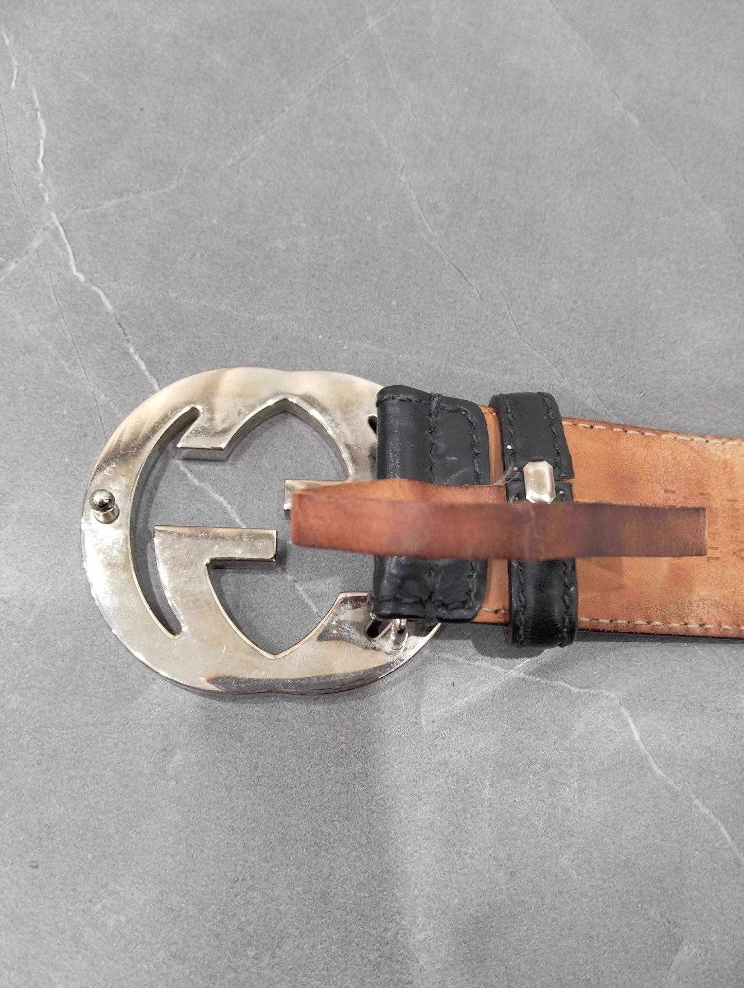 Gucci GUCCI Interlocking GG 90cm Belt 95 New Size ONE SIZE - 3 Thumbnail