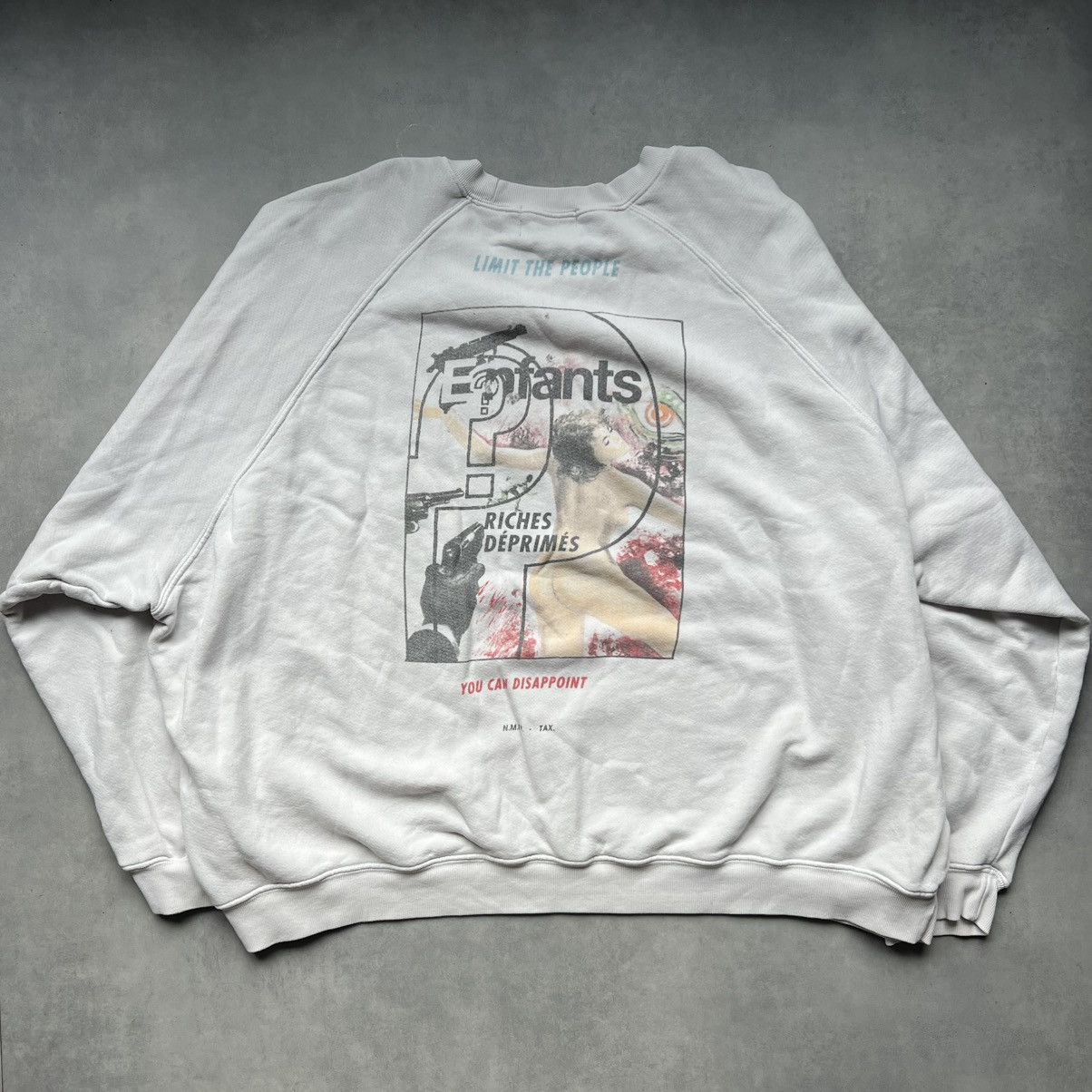 Enfants Riches Deprimes ERD Thrilling Raglan Sweatshirt Size US XXL / EU 58 / 5 - 2 Thumbnail