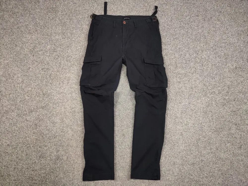 Le Grande Bleu (L.G.B.) Vintage 90's Japanese Cargo Black Pants Travis Scott Style Size US 34 / EU 50 - 5 Thumbnail