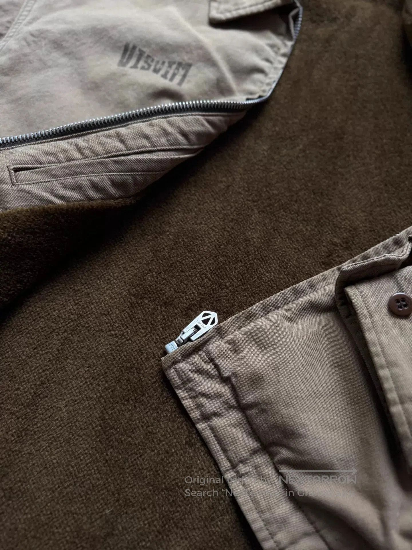 Visvim Beige Lightweight Jacket with Front Pocket - Size M. Size US M / EU 48-50 / 2 - 8 Thumbnail