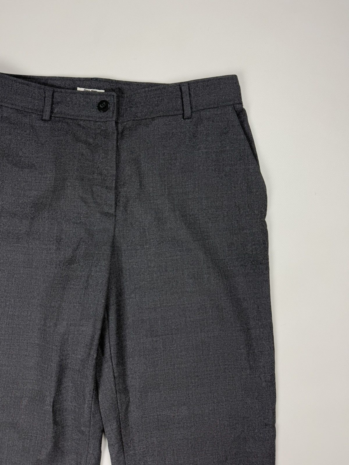 Miu Miu Miu Miu Ladies Virgin Wool Dress Pants Trousers Size 42 Size 28" / US 6 / IT 42 - 7 Thumbnail