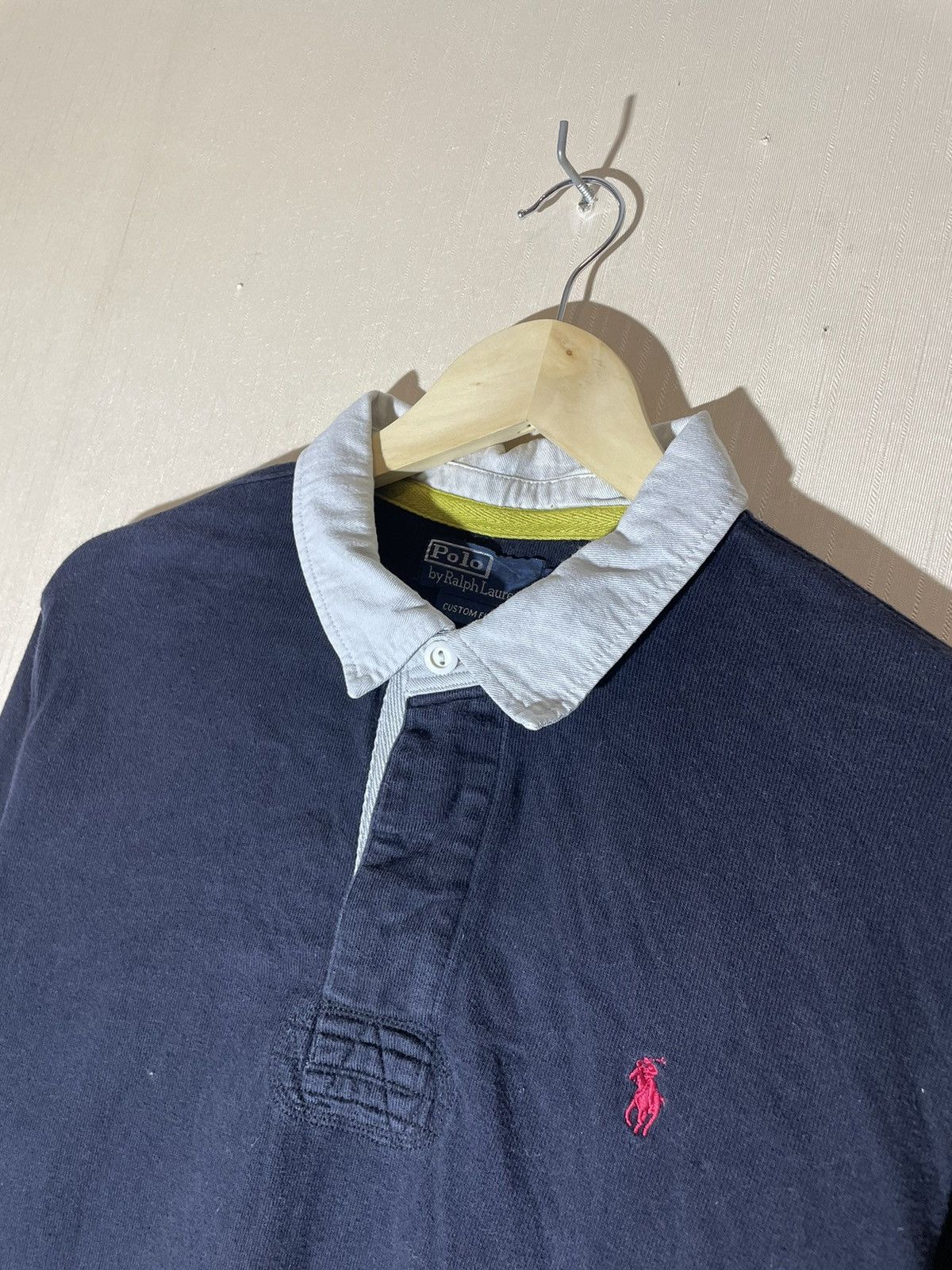 Polo Ralph Lauren × Vintage Polo Ralph Lauren vintage rugby jersey long sleeve 90s Size US XL / EU 56 / 4 - 5 Thumbnail