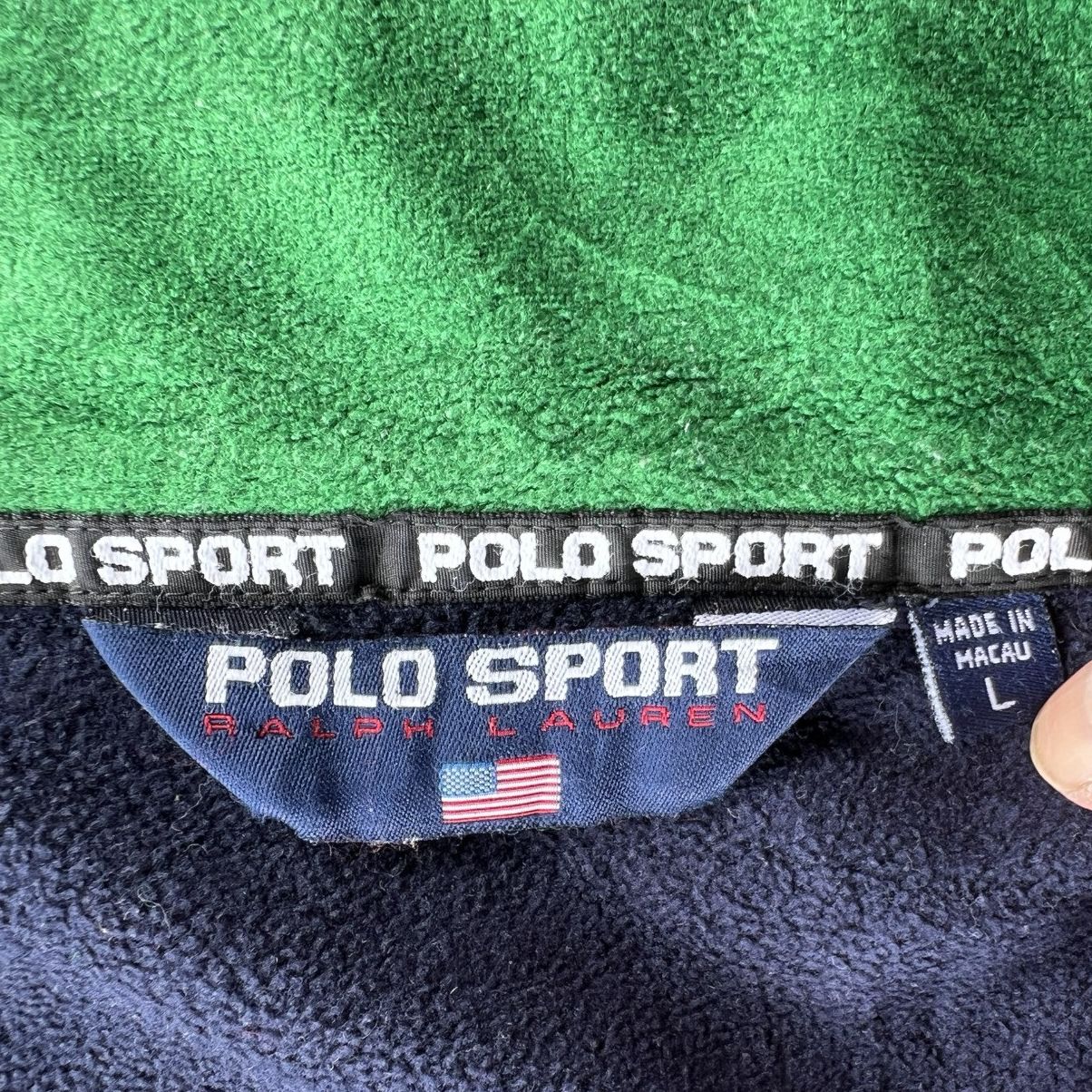 Polo Ralph Lauren Vintage Polo Sport Ralph Lauren Fleece Jacket Size US M / EU 48-50 / 2 - 9 Thumbnail