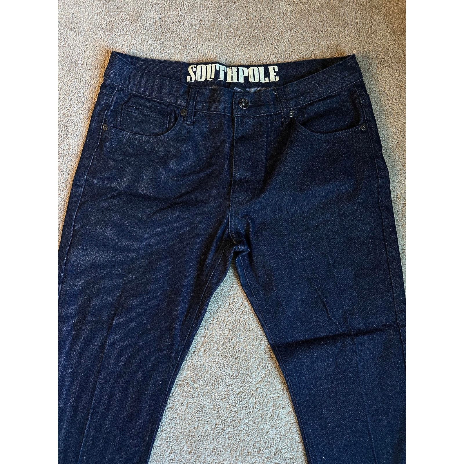 Southpole Southpole Straight Denim Jeans Navy Blue Men's Size 36/30 Size US 36 / EU 52 - 3 Thumbnail