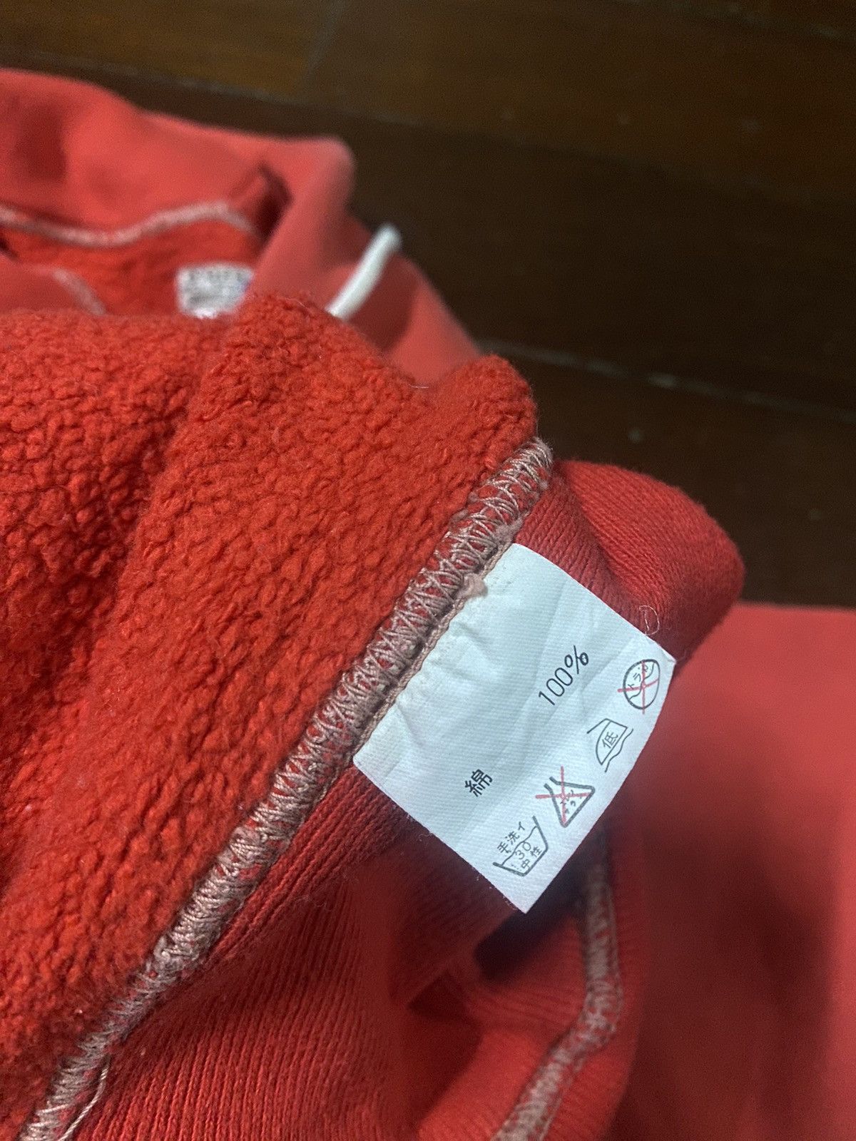 Warehouse Rare Warehouse & Co USMC QUANTICO Loopwheel Hoodie in red Size US M / EU 48-50 / 2 - 13 Thumbnail