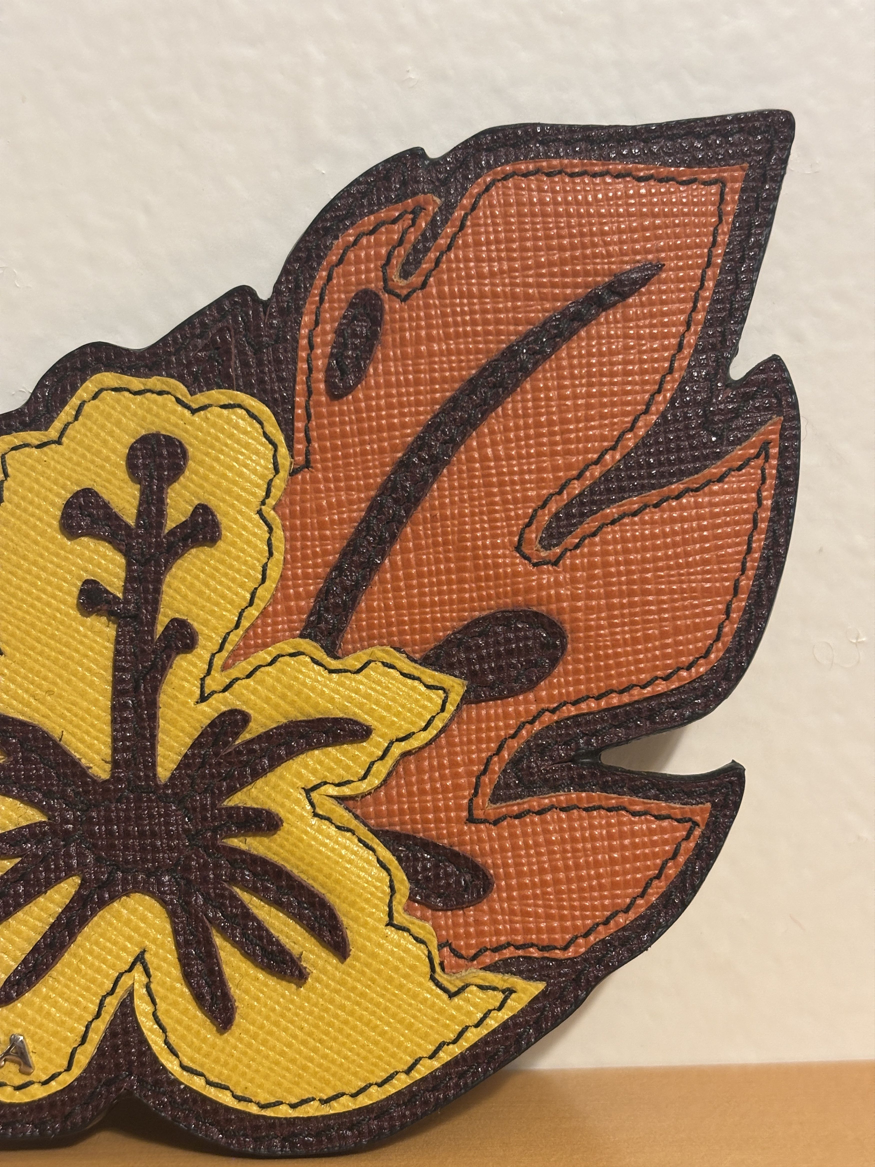 Prada Velcro Leather Prada Flower Patch / Floral Patches Size ONE SIZE - 4 Thumbnail