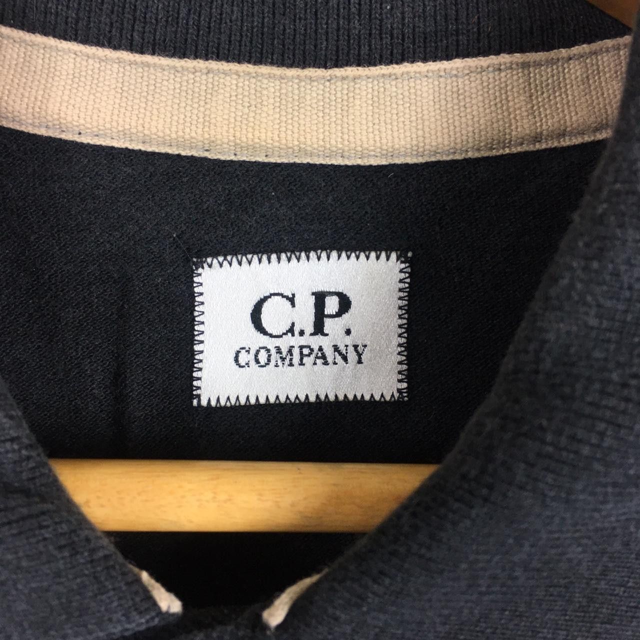 Vintage Vtg CP COMPANY Striped Stock Logo Polo Tee Shirt Size US L / EU 52-54 / 3 - 3 Thumbnail