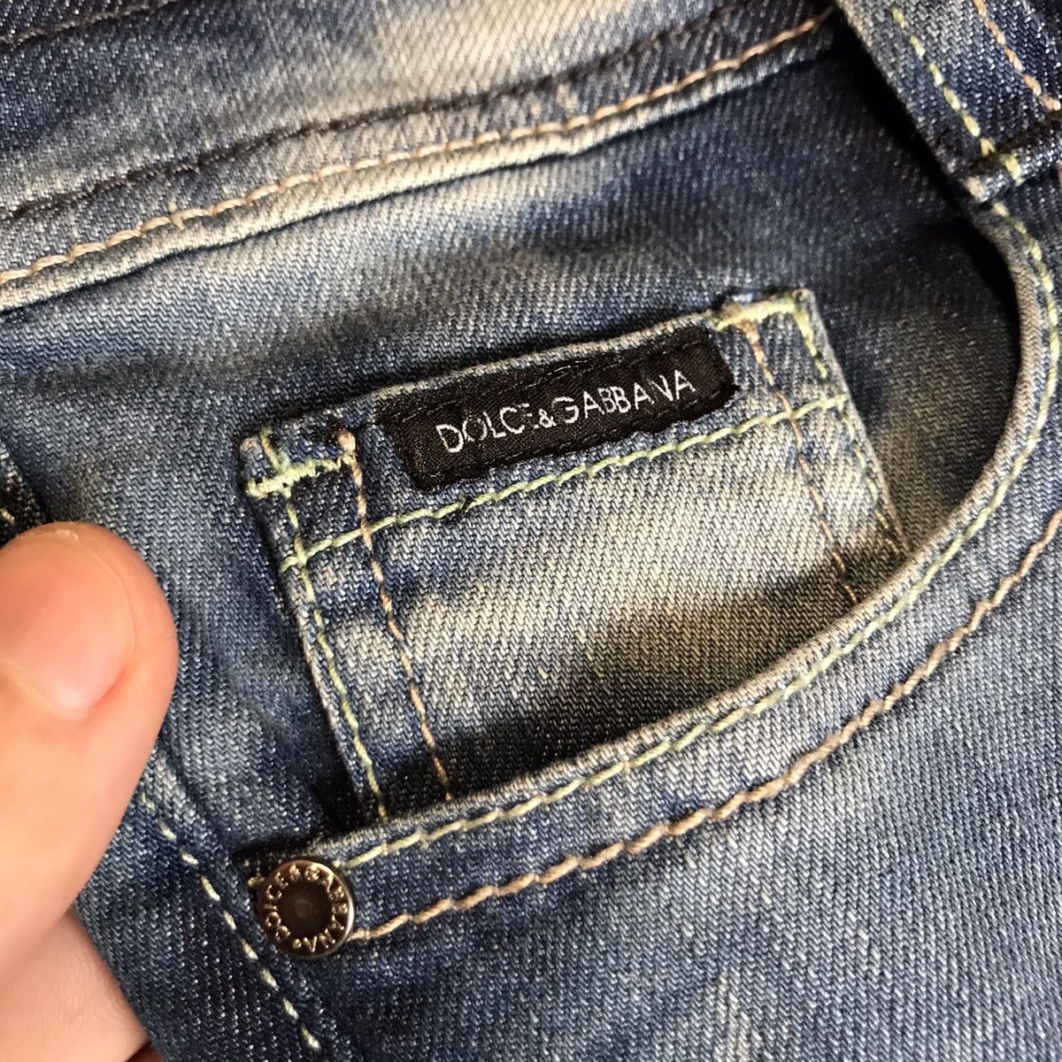 Dolce & Gabbana × Vintage DOLCE & GABBANA JEANS women New pants rare Size 30" / US 8 / IT 44 - 6 Thumbnail