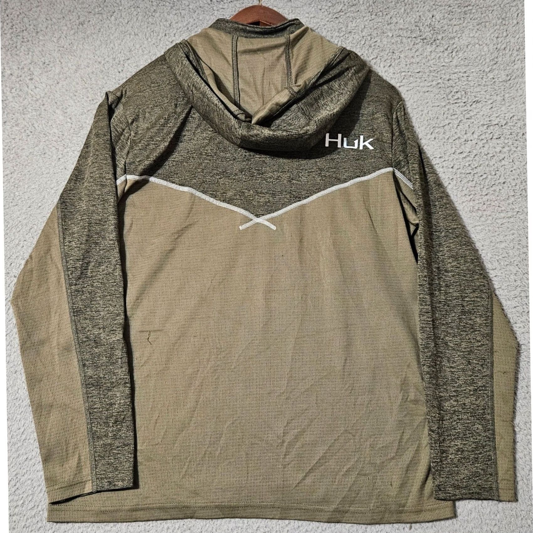 Vintage Huk Icon X Cold Front Hoodie Pullover Size Medium Green Men's Size US M / EU 48-50 / 2 - 2 Thumbnail