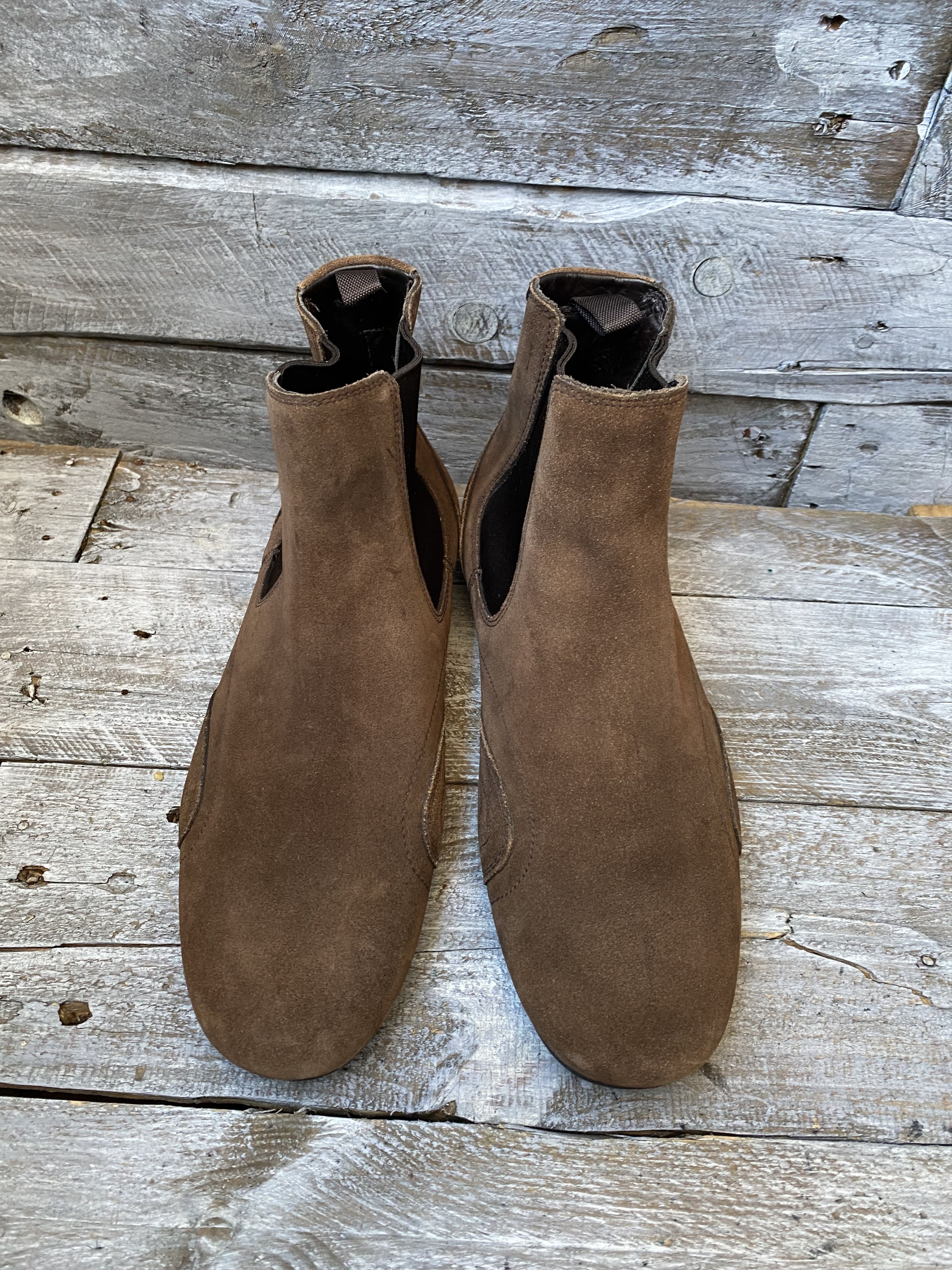 Prada Prada chelsea suede boots sz uk6.5 Size US 7.5 / EU 40-41 - 8 Thumbnail