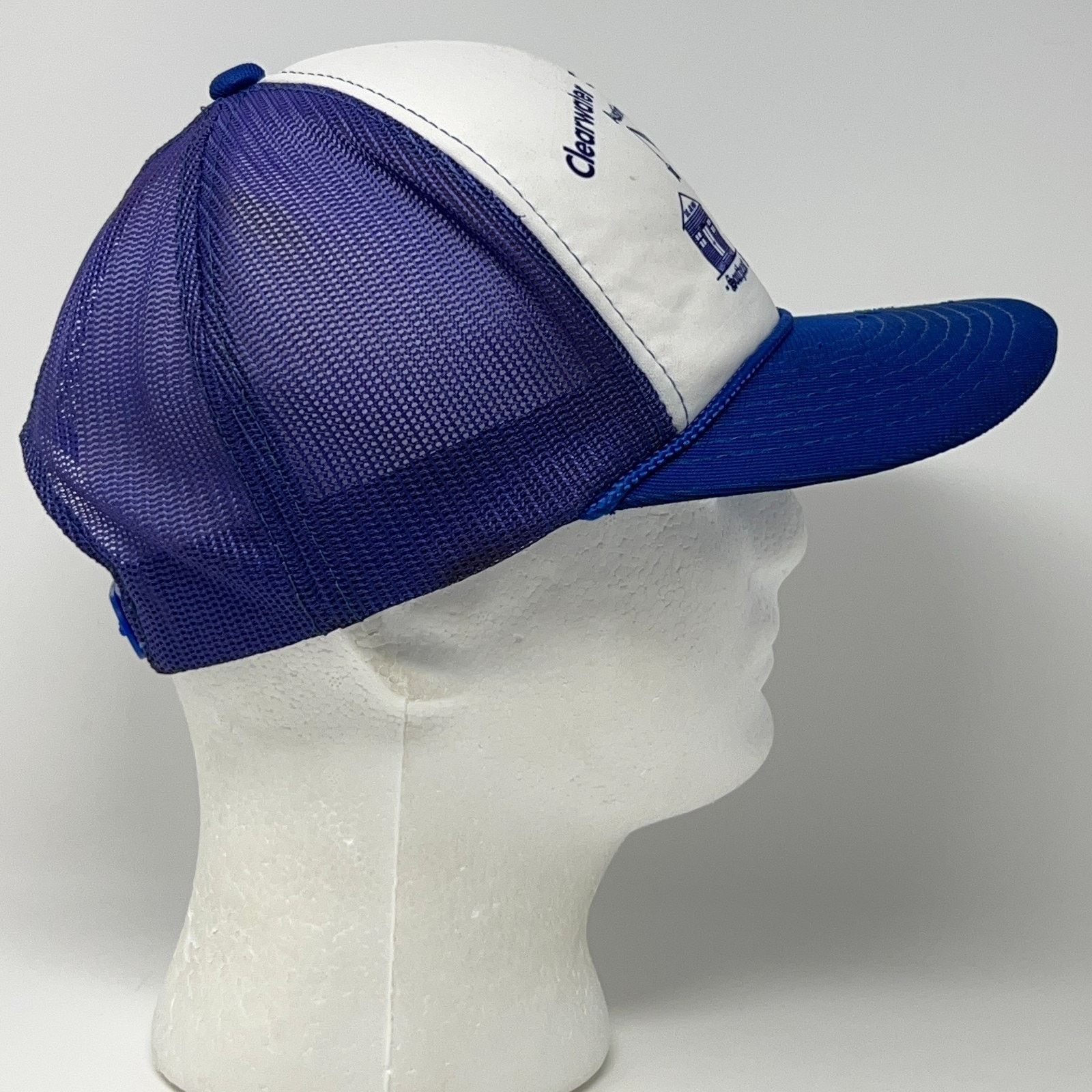 Hanes Vintage Southeast Jr High School Trucker Hat Cap Blue Size ONE SIZE - 10 Thumbnail