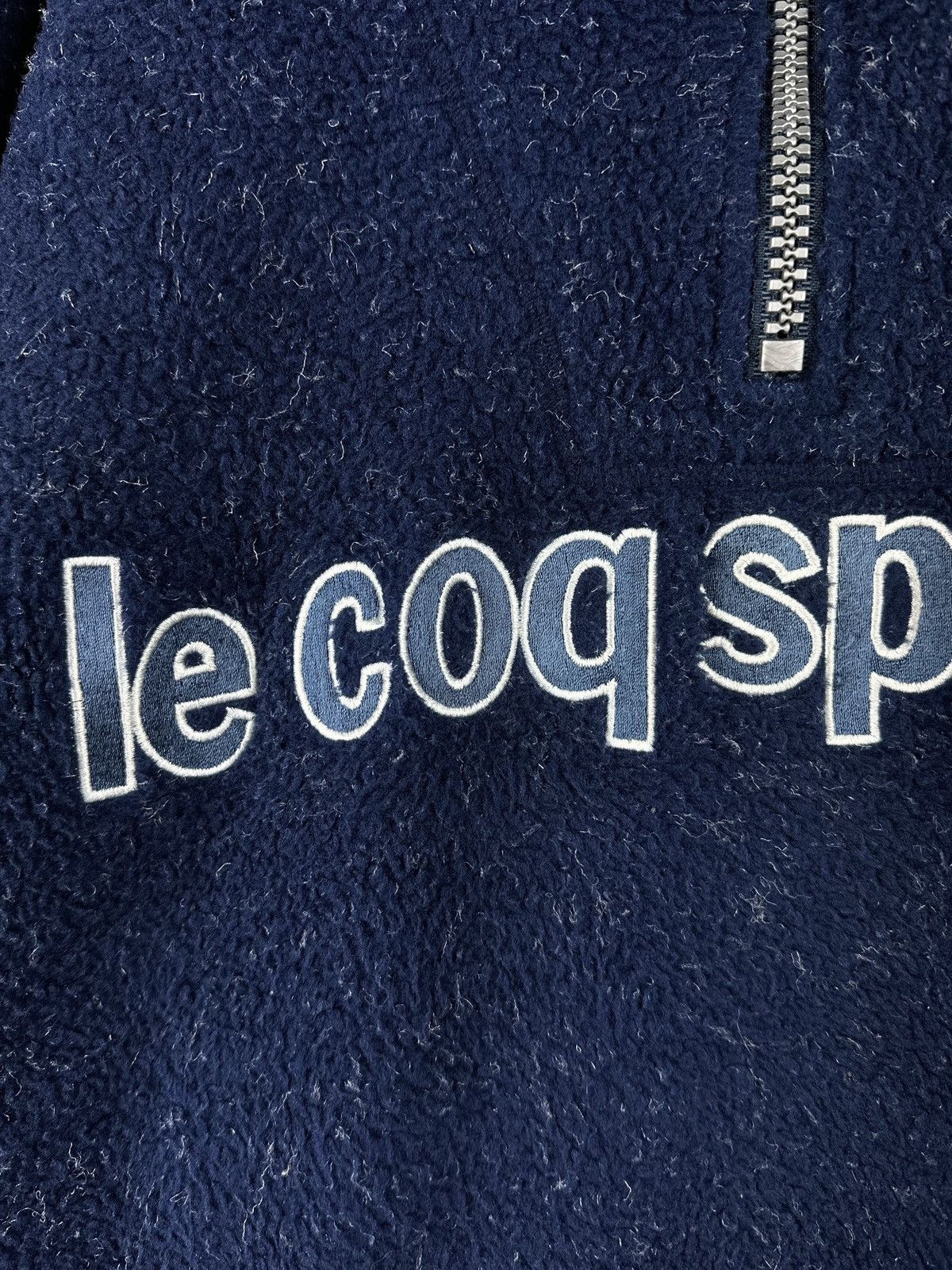 Le Coq Sportif Vintage Y2K Le Coq Sportif Embroidered Logo Fleece Pullover Size US M / EU 48-50 / 2 - 10 Thumbnail