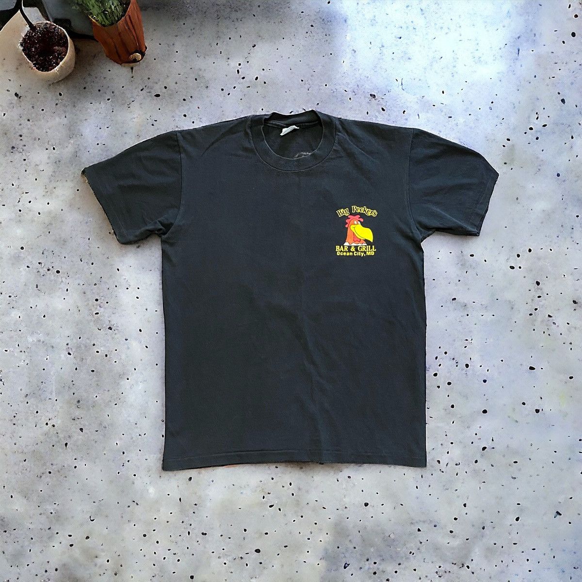 Vintage T Shirt Vintage 1987 Big Pecker’s Bar Grill Ocean City, Md Size US M / EU 48-50 / 2 - 2 Thumbnail