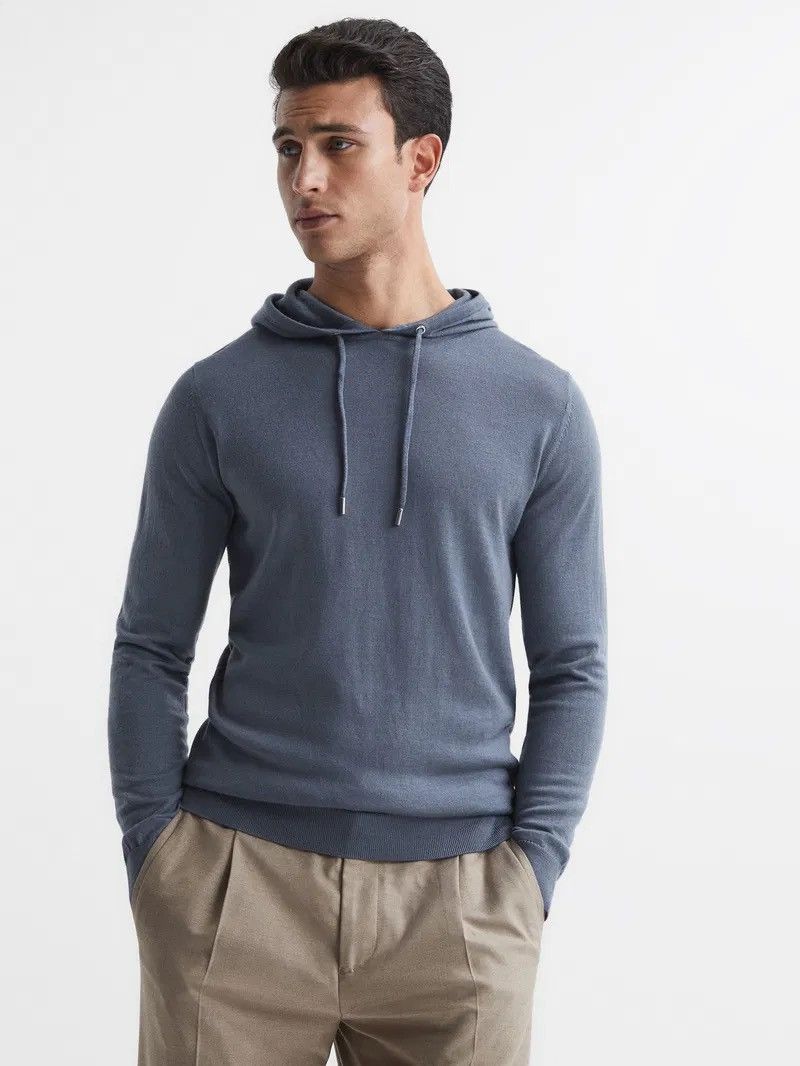 Reiss Reiss Merino Wool Drawstring Hoodie Size US S / EU 44-46 / 1 - 2 Thumbnail