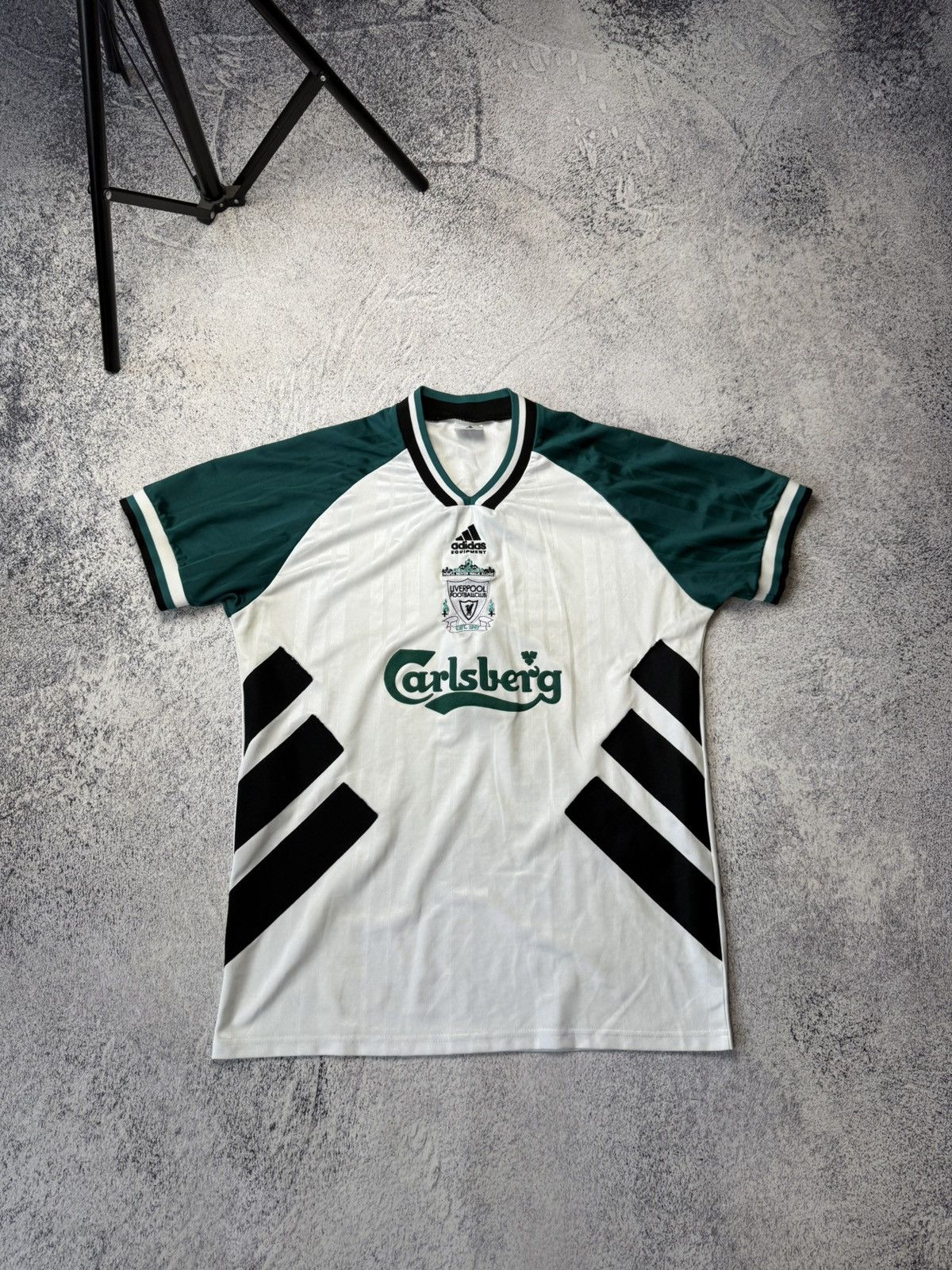Adidas Vintage Adidas Equipment Liverpool Soccer Jersey 90s Y2K Size US M / EU 48-50 / 2 - 1 Thumbnail