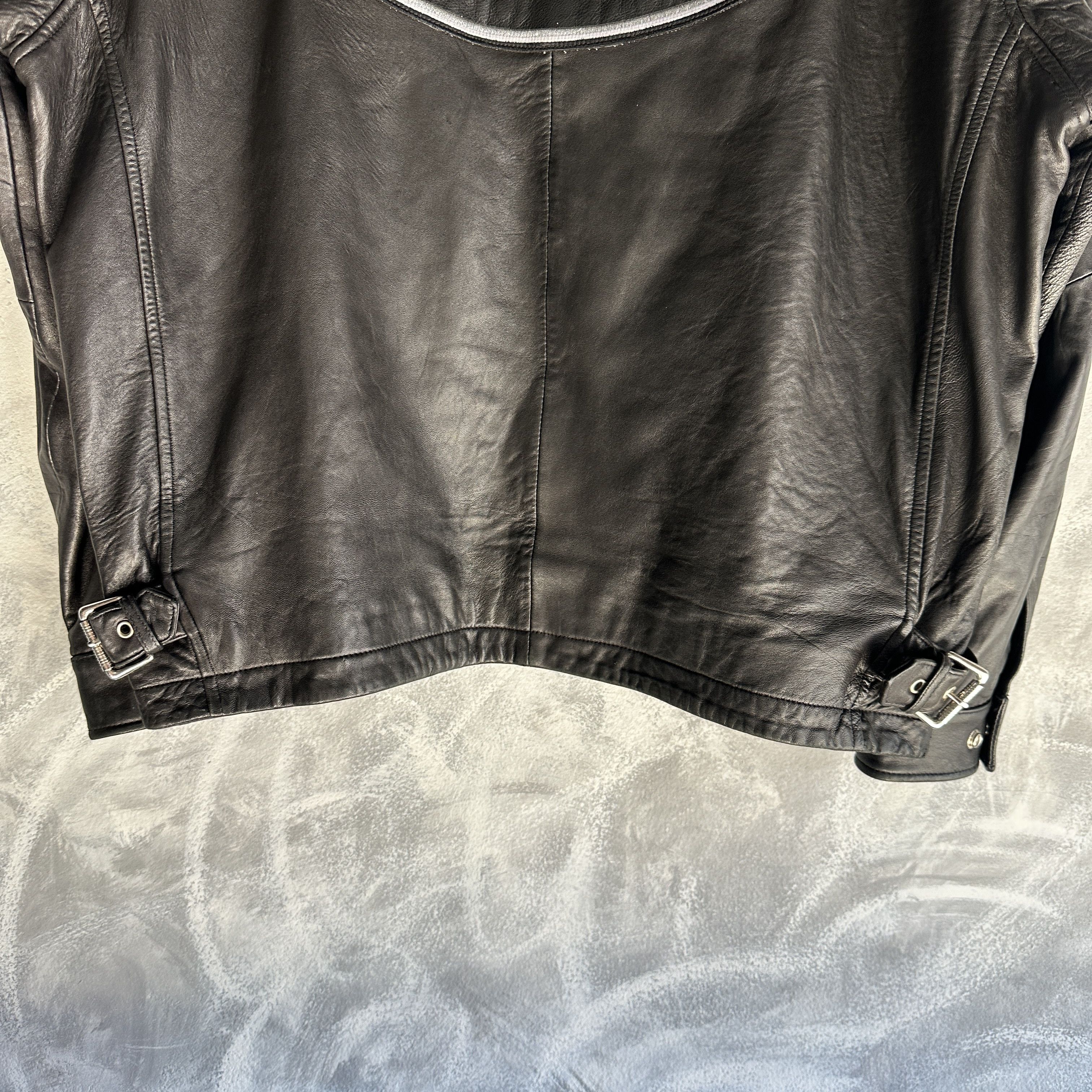 NASCAR Vintage Nascar Genuine Leather Jacket Men’s Sz Large Black Size US L / EU 52-54 / 3 - 7 Thumbnail