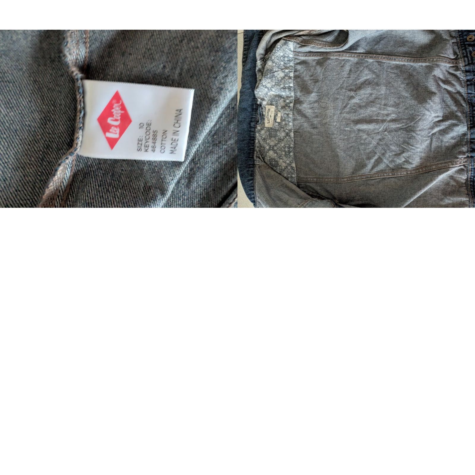 Vintage Lee Cooper Denim Jacket – Size 10 – Classic Blue – Denim Trucker Jacket – Women – Grade A – 100% Cotton Size L / US 10 / IT 46 - 8 Thumbnail