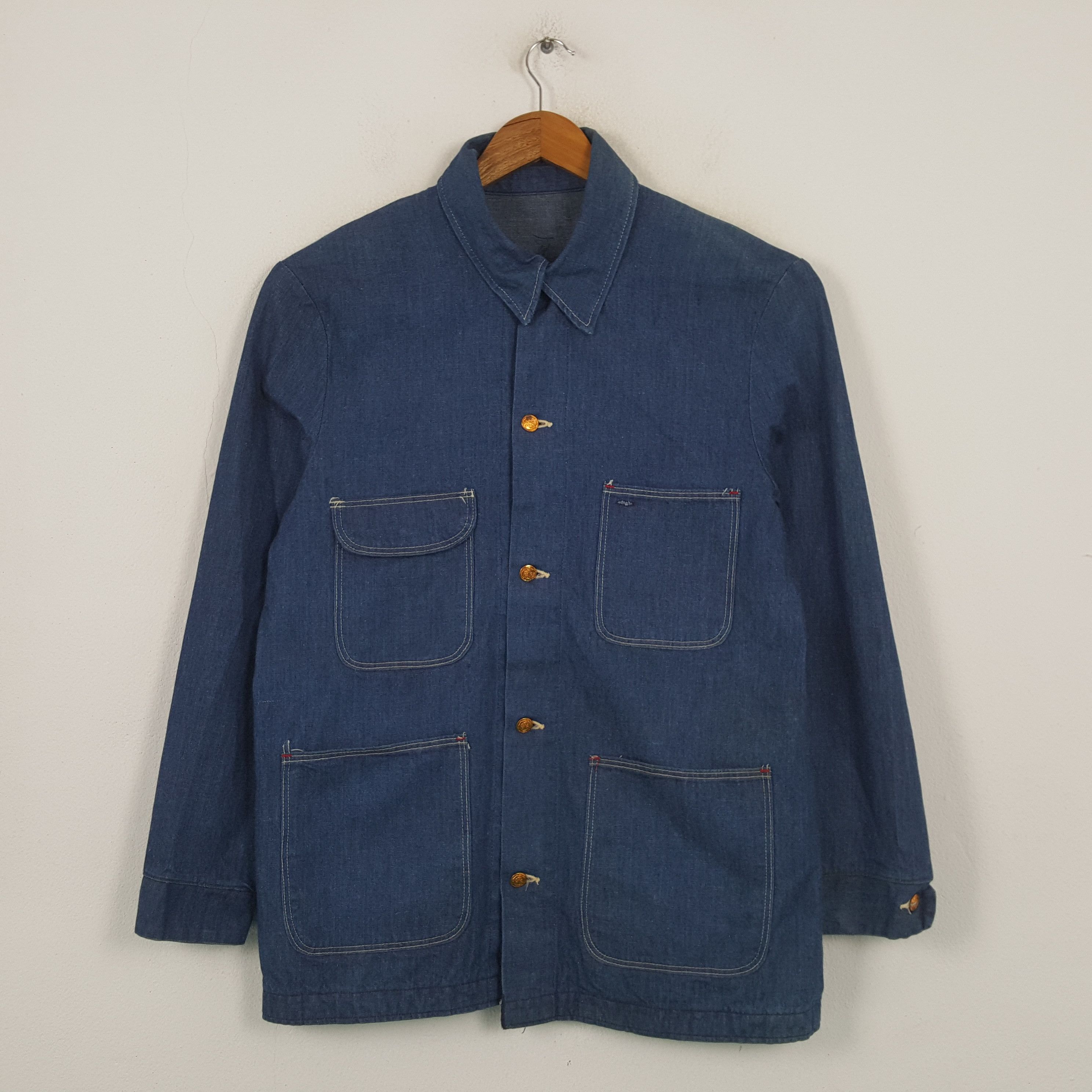 Vintage Vintage American Style Denim Jeans Jacket RR9 Size US L / EU 52-54 / 3 - 1 Thumbnail